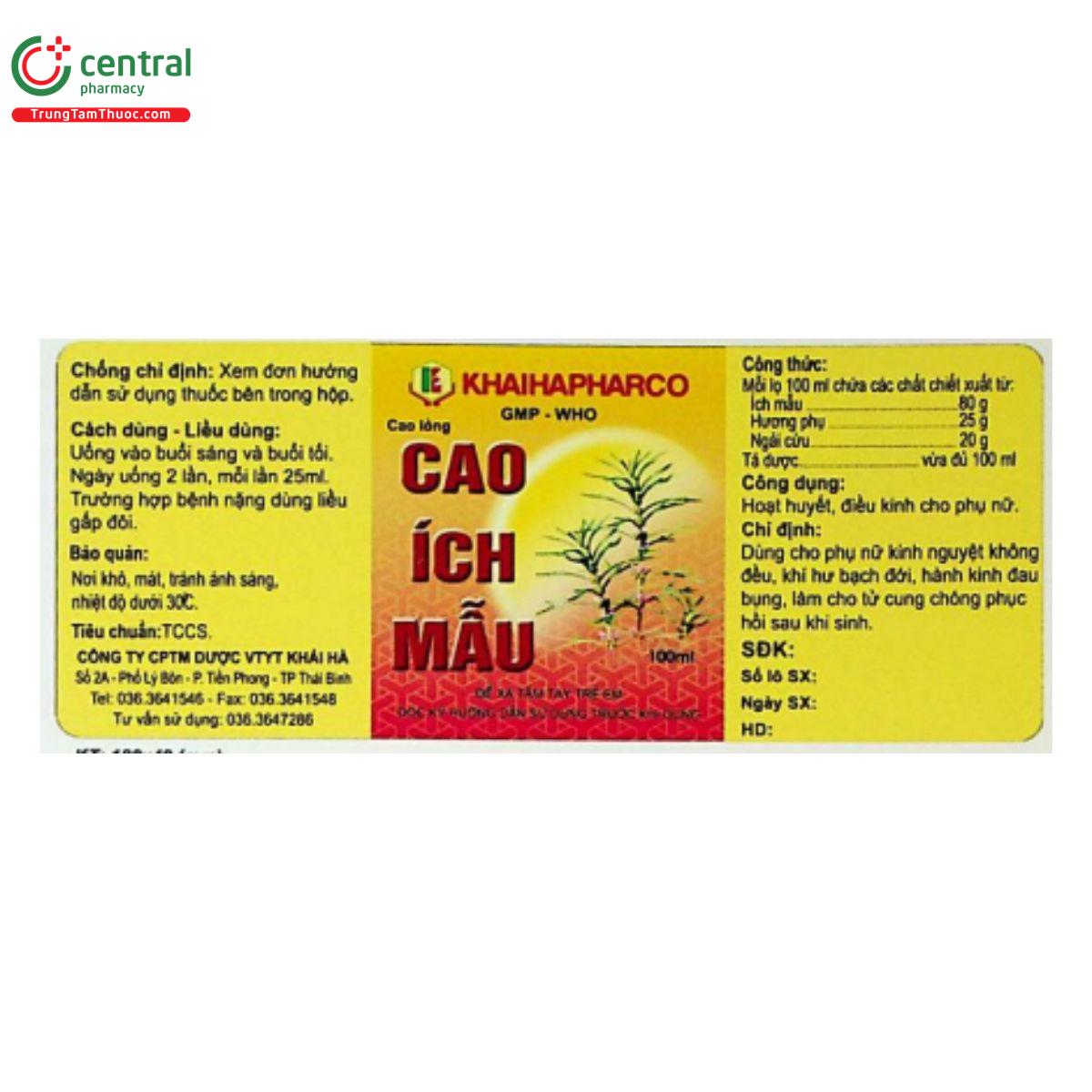 cao ich mau khai ha 4 M5634 cao ich mau khai ha 4 M5634