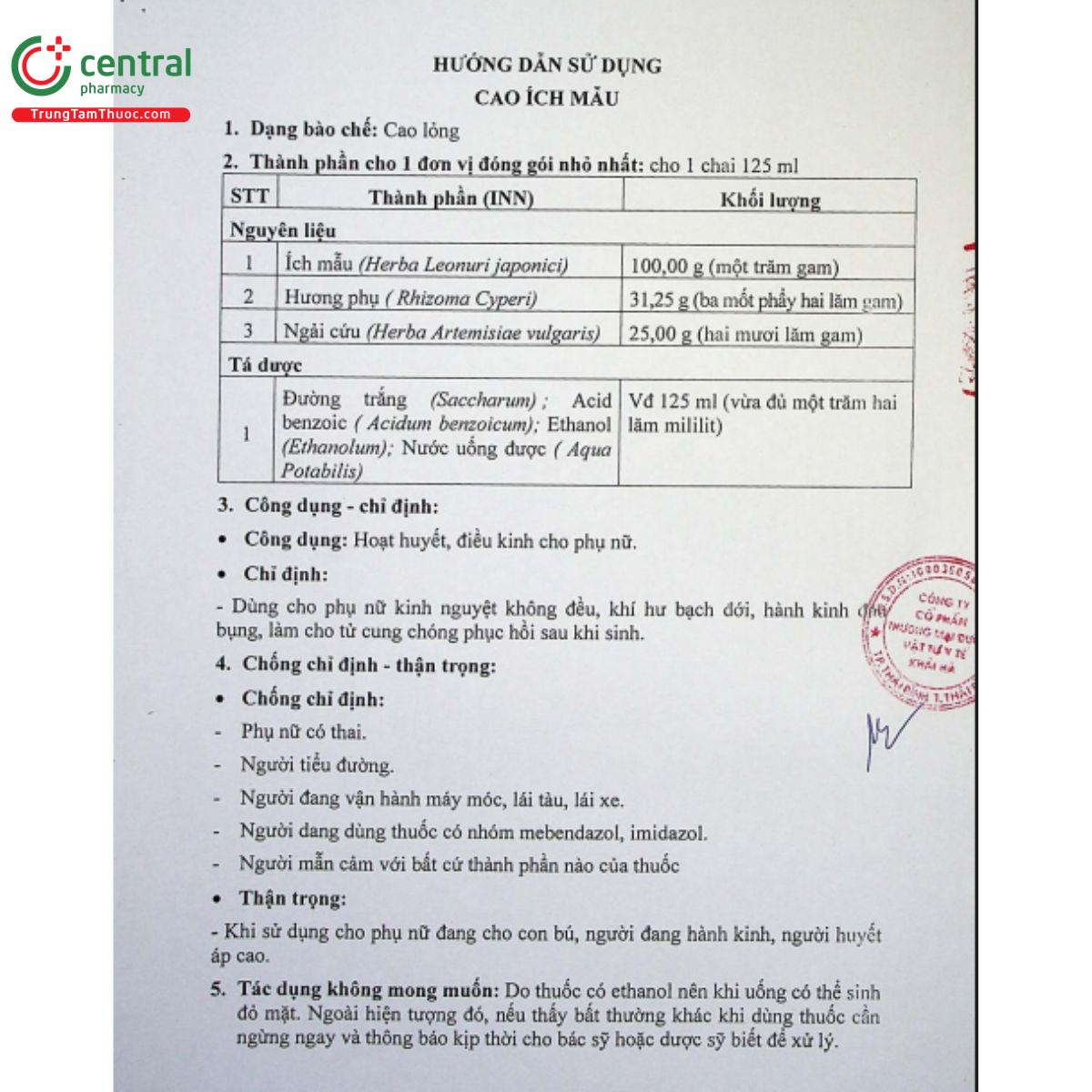 cao ich mau khai ha 5 T7361 cao ich mau khai ha 5 T7361