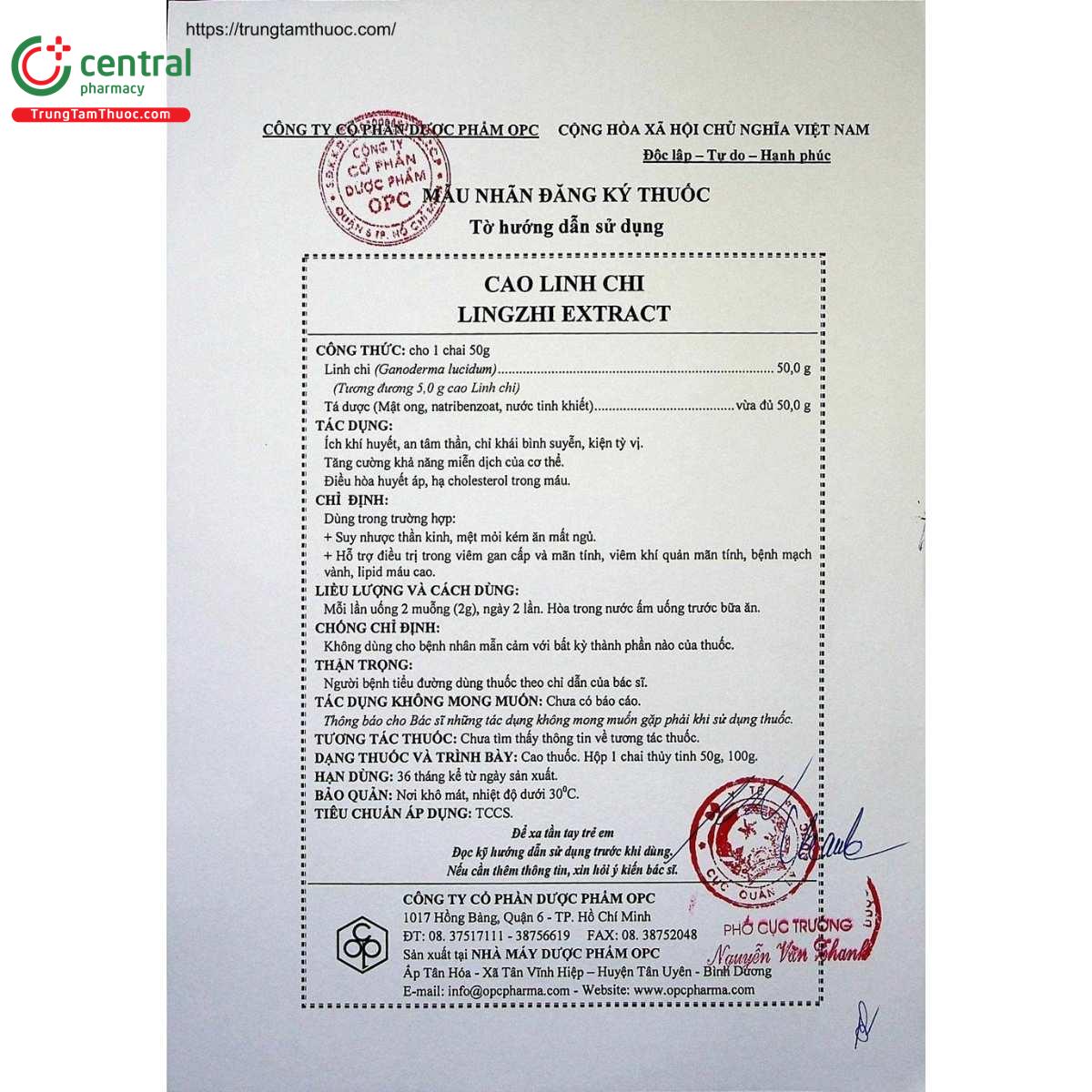 cao linh chi lingzhi extract 5 H2072 cao linh chi lingzhi extract 5 H2072