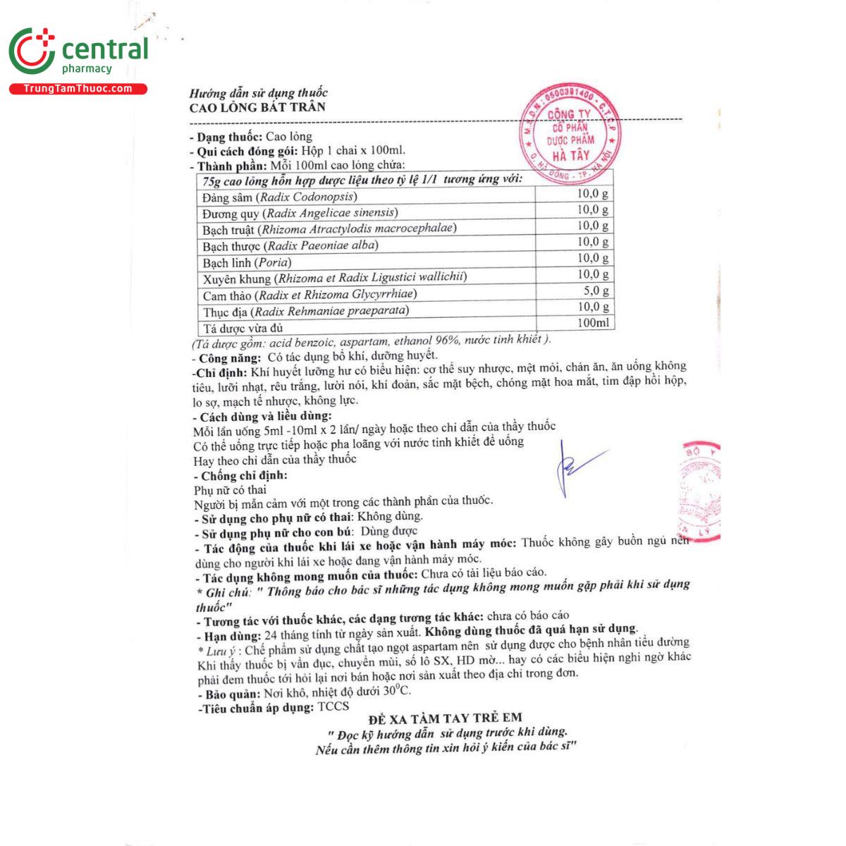 cao long bat tran hataphar 6 K4068 cao long bat tran hataphar 6 K4068