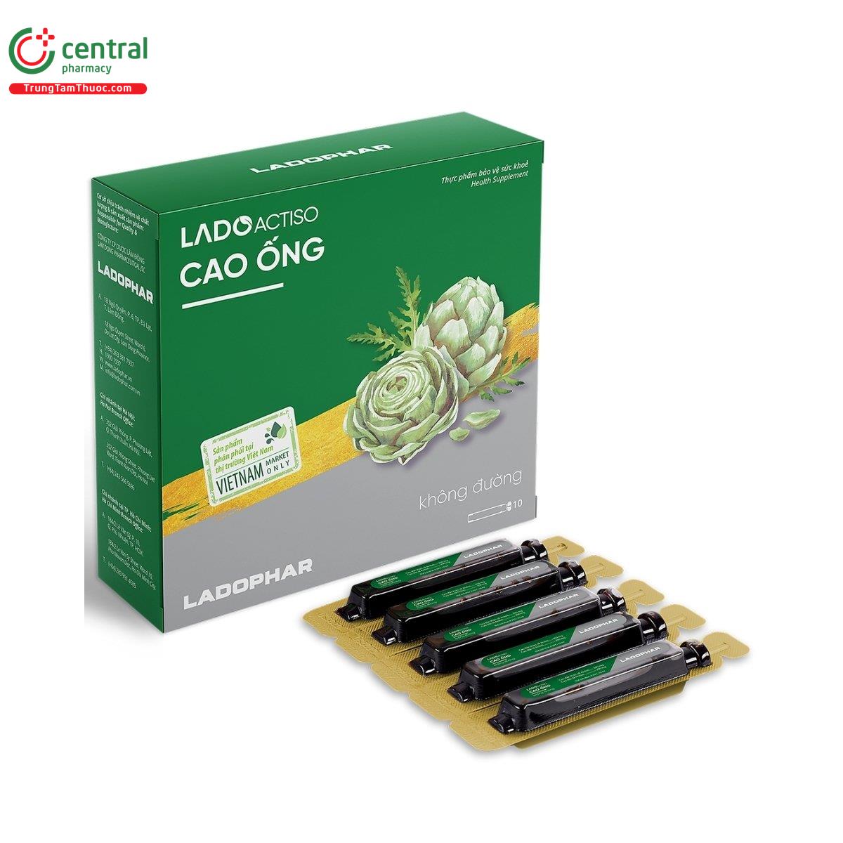 cao ong ladoactiso khong duong 10 ong 10ml 2 J4235