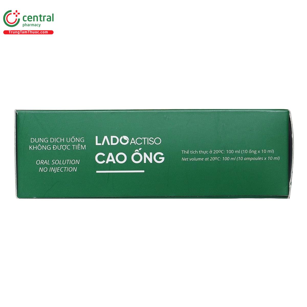 cao ong ladoactiso khong duong 10 ong 10ml 6 F2588