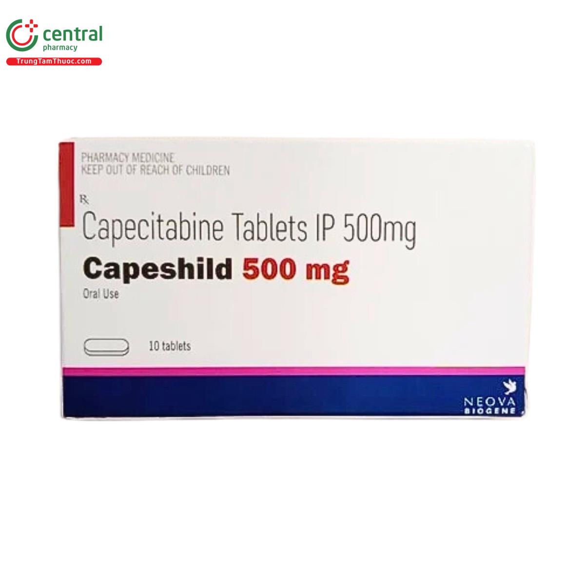 capeshild 500mg 3 L4161