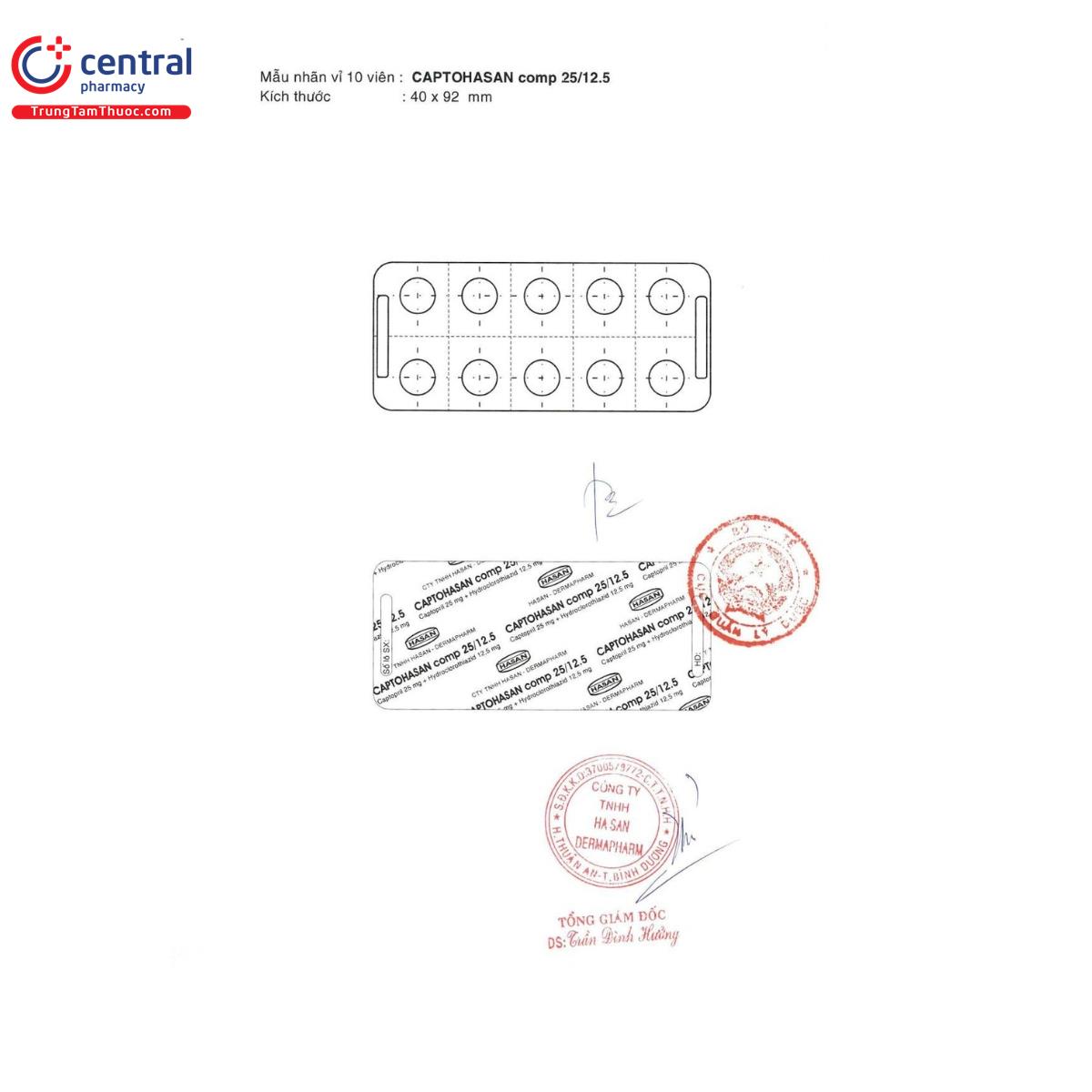 captohasan comp 25 125 6 G2027