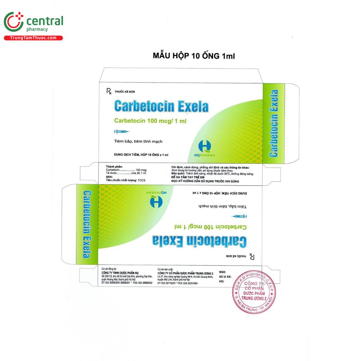 carbetocin exela 2 G2783 carbetocin exela 2 G2783