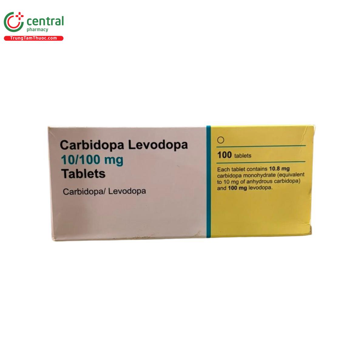 carbidopa levodopa 10 100mg 1 M5175 carbidopa levodopa 10 100mg 1 M5175