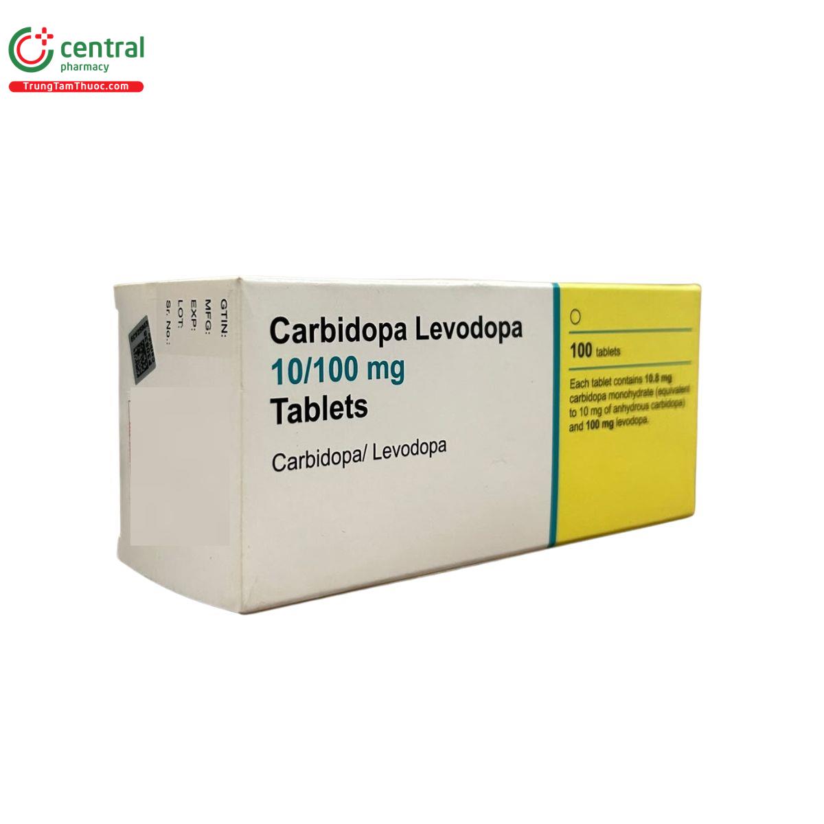carbidopa levodopa 10 100mg 3 B0051 carbidopa levodopa 10 100mg 3 B0051