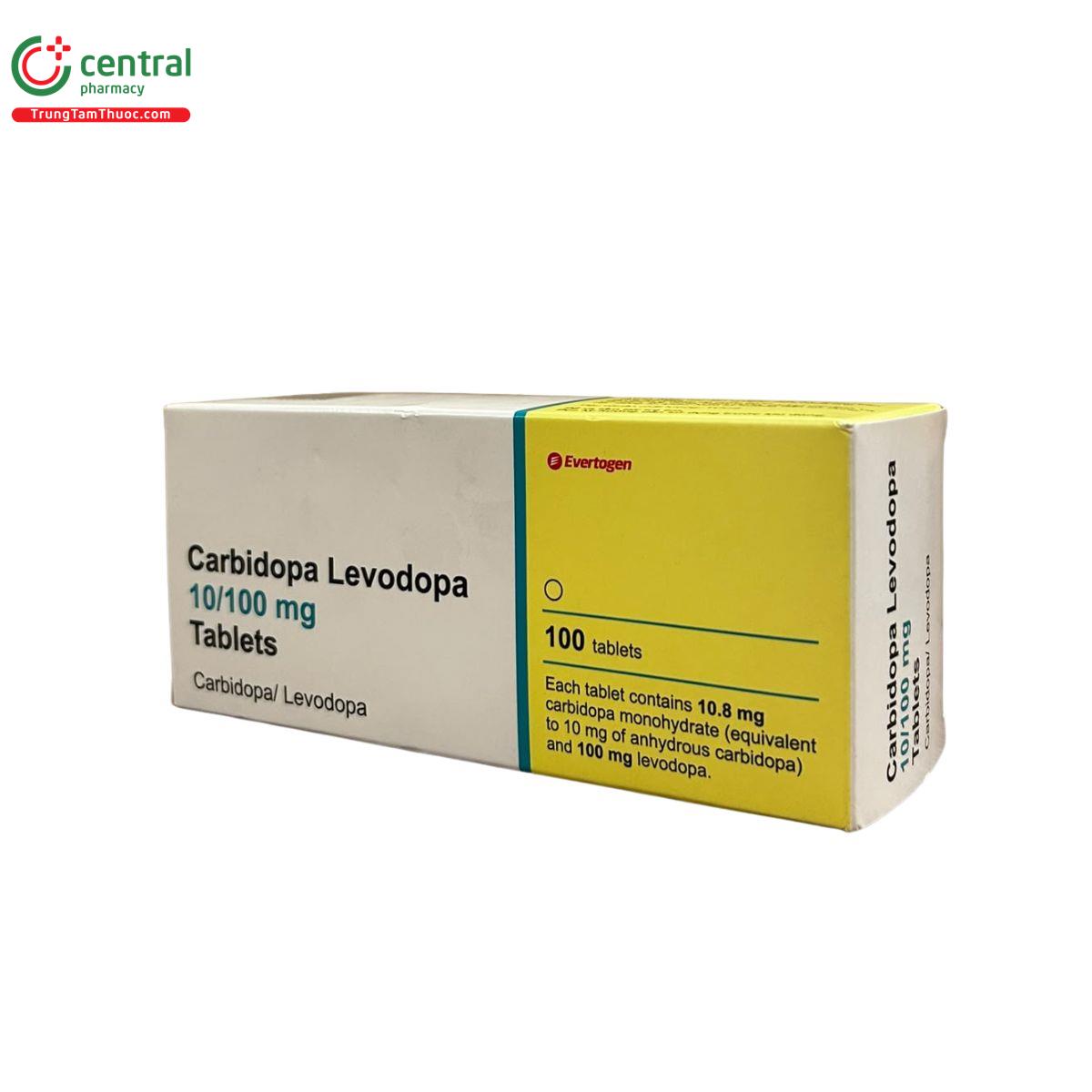 carbidopa levodopa 10 100mg 4 F2522 carbidopa levodopa 10 100mg 4 F2522