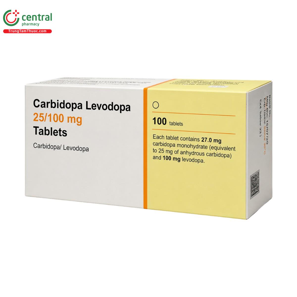 carbidopa levodopa 25 100mg 3 T7145 carbidopa levodopa 25 100mg 3 T7145