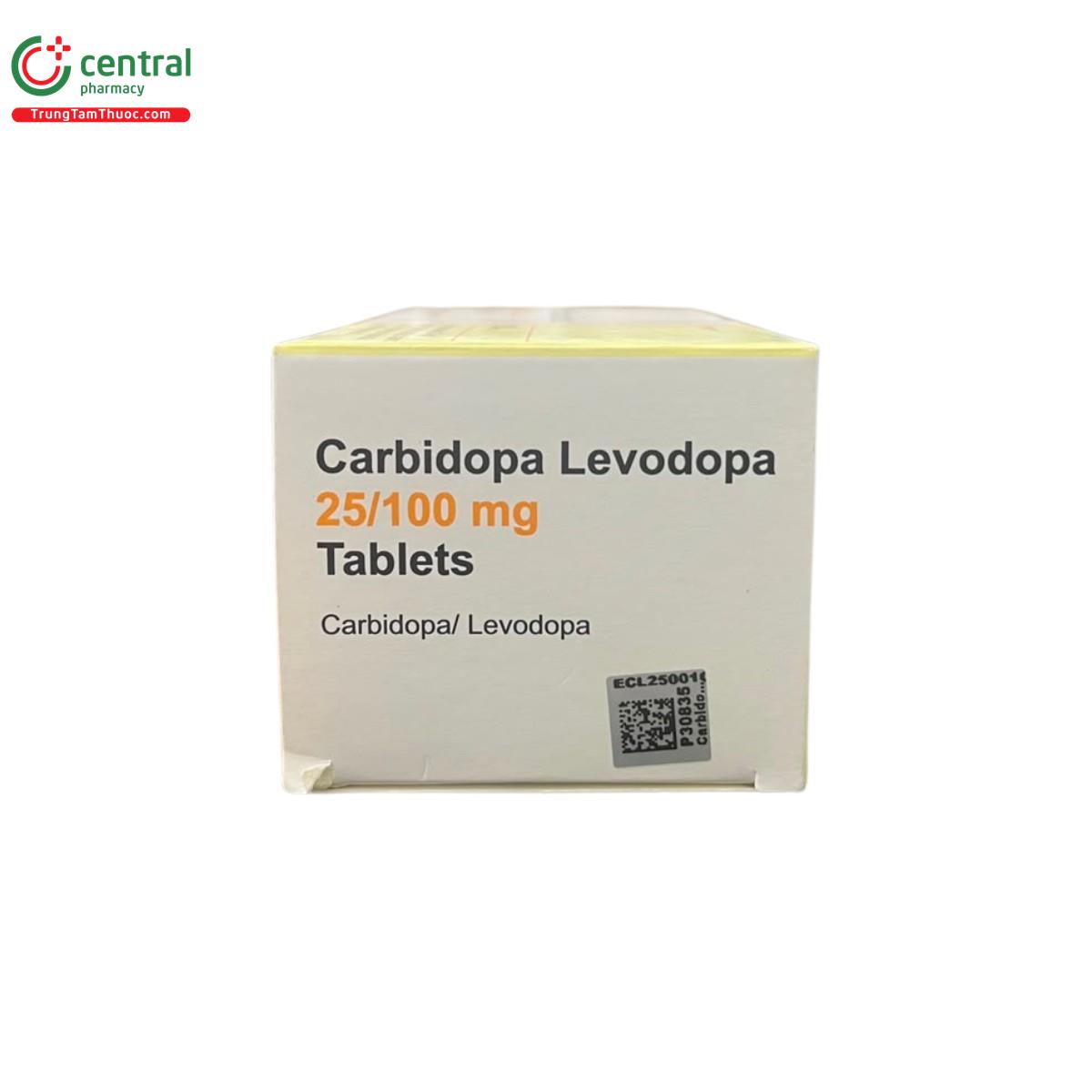 carbidopa levodopa 25 100mg 4 M5408 carbidopa levodopa 25 100mg 4 M5408