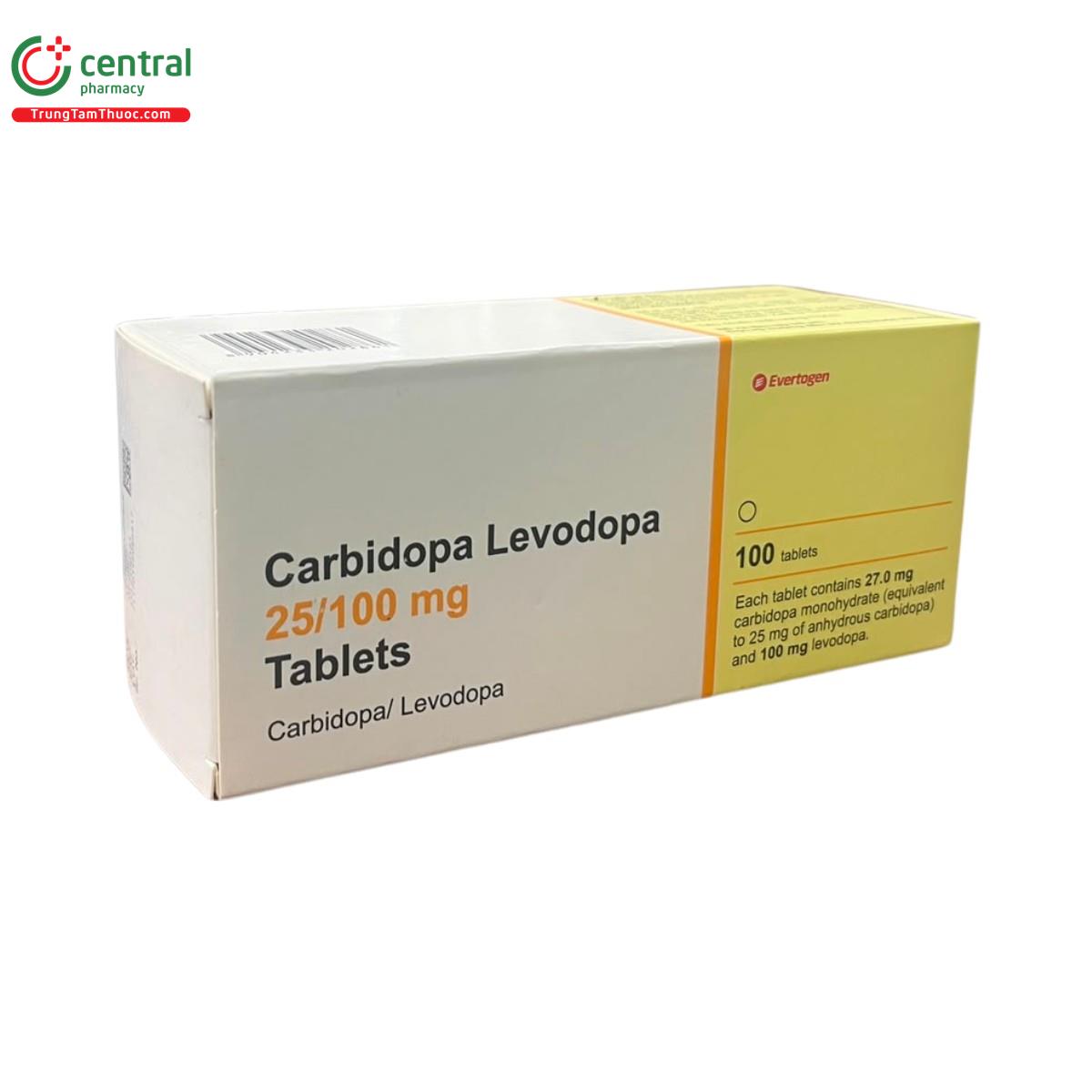 carbidopa levodopa 25 100mg 6 H2748 carbidopa levodopa 25 100mg 6 H2748