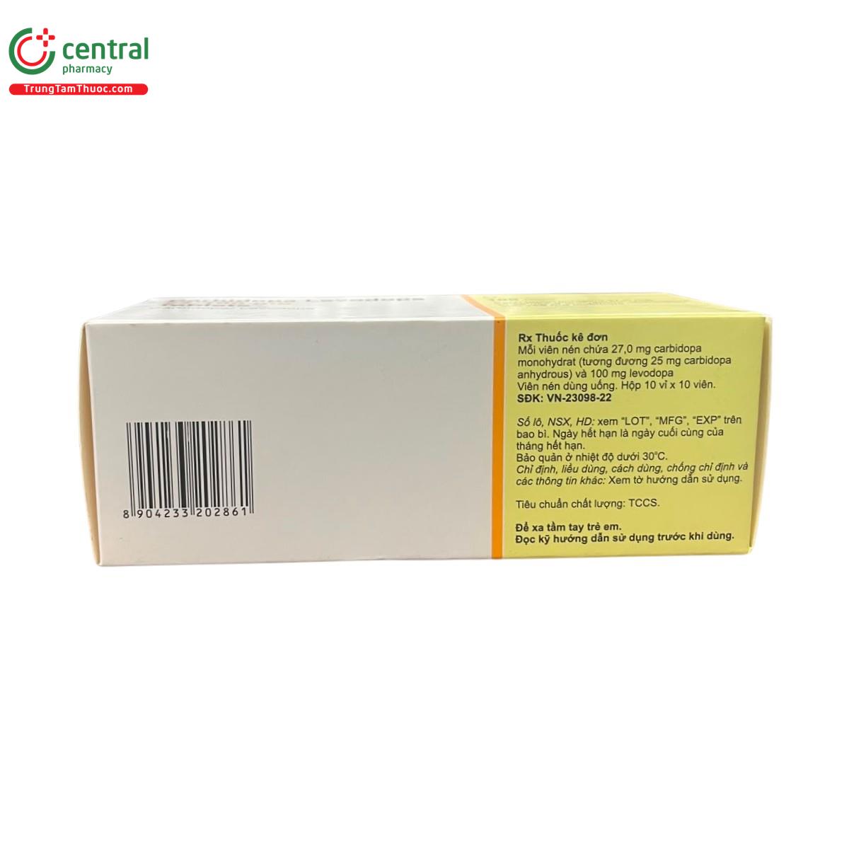 carbidopa levodopa 25 100mg 8 P6465 carbidopa levodopa 25 100mg 8 P6465