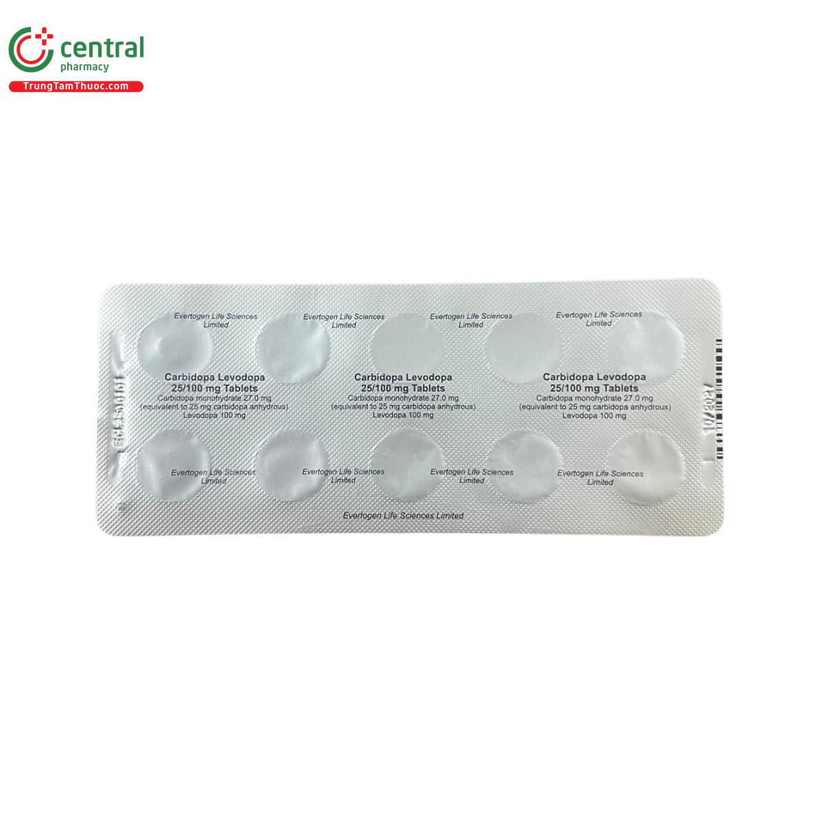 carbidopa levodopa 25 100mg 9 F2171 carbidopa levodopa 25 100mg 9 F2171