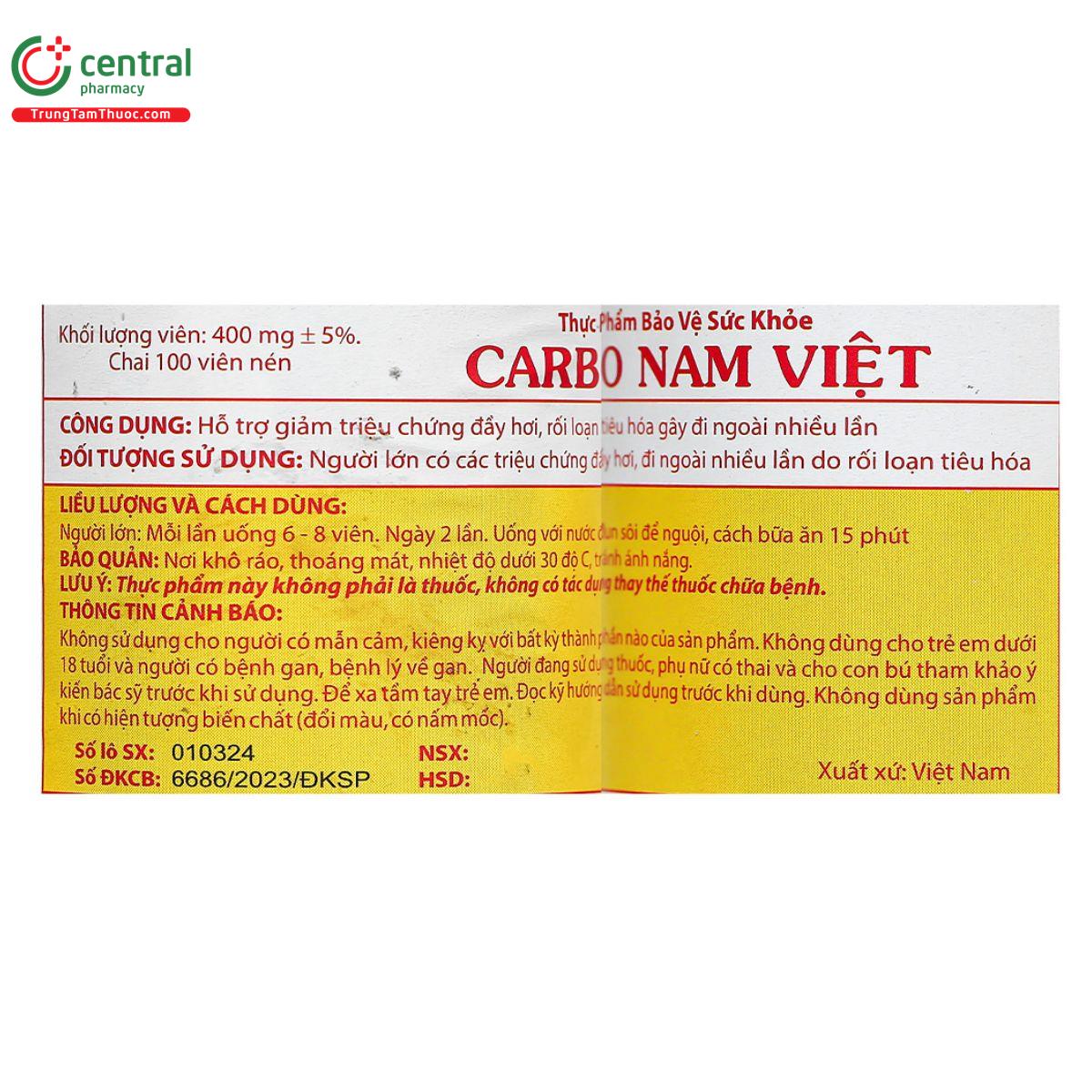 carbo nam viet 6 J3365