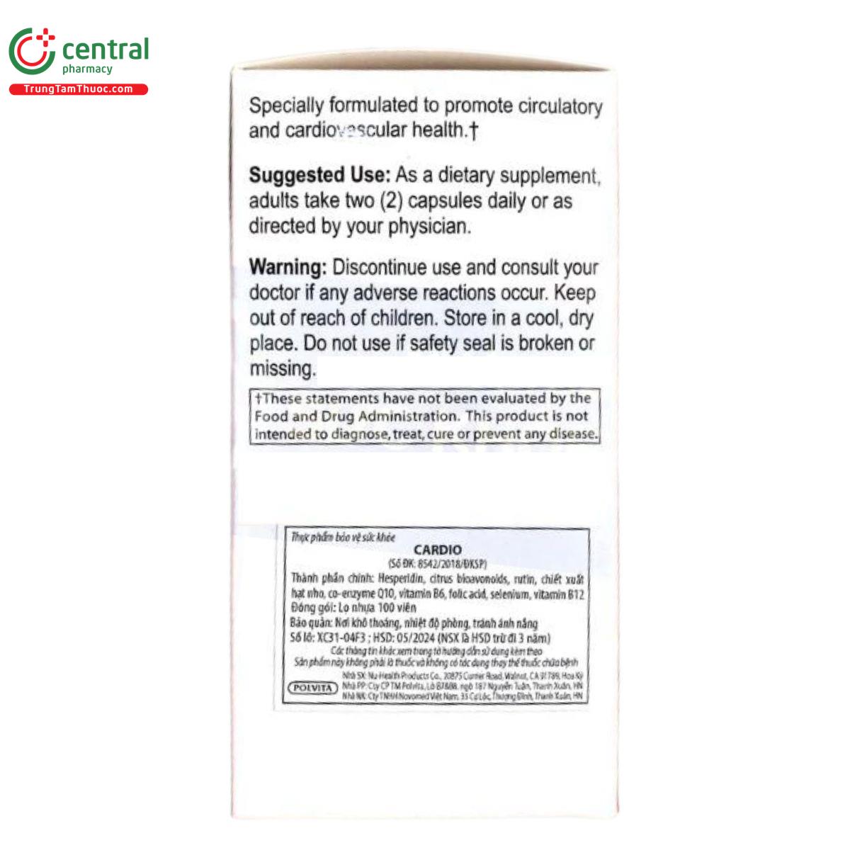 cardio nuhealth 3 I3478