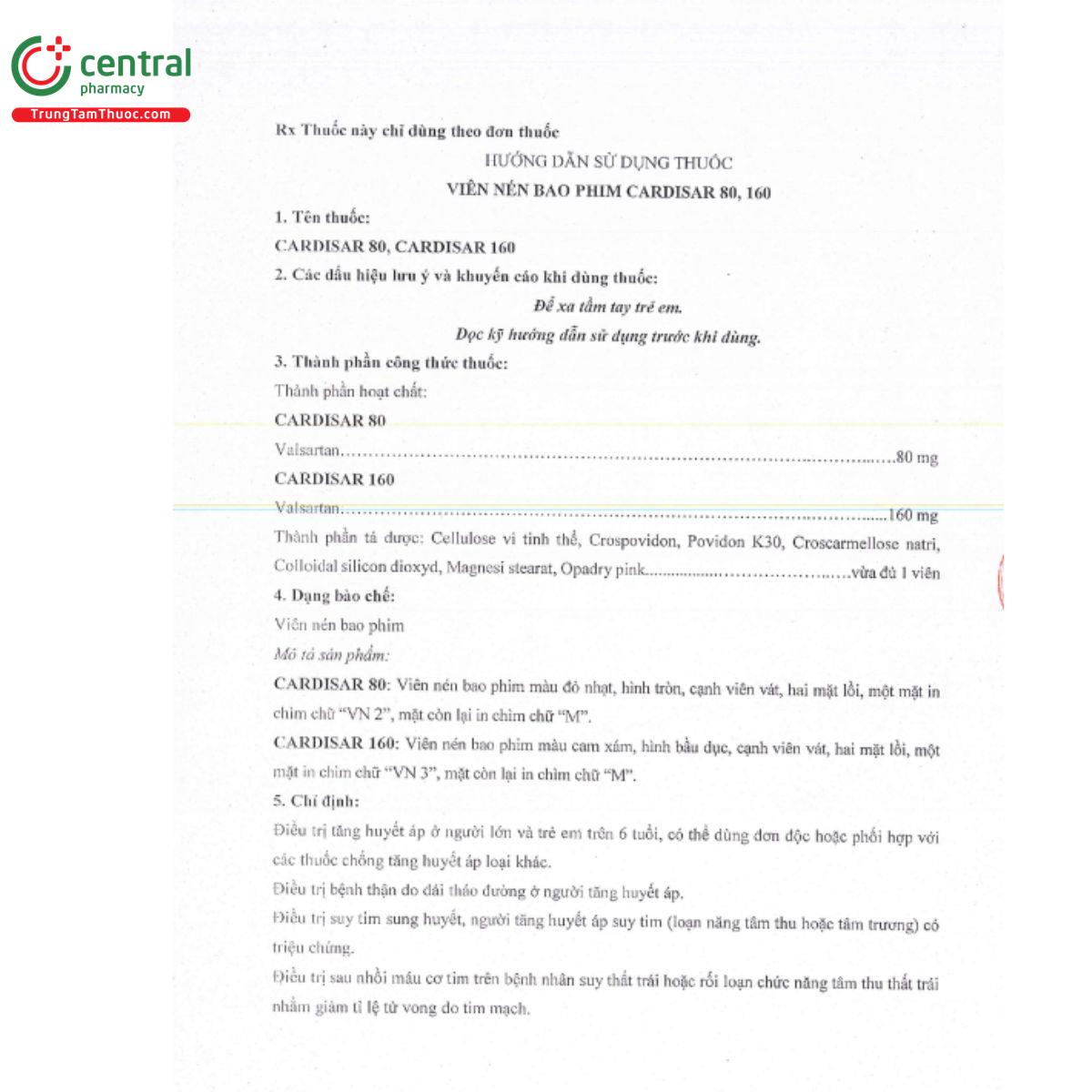 cardisar 80mg 3 V8538 cardisar 80mg 3 V8538
