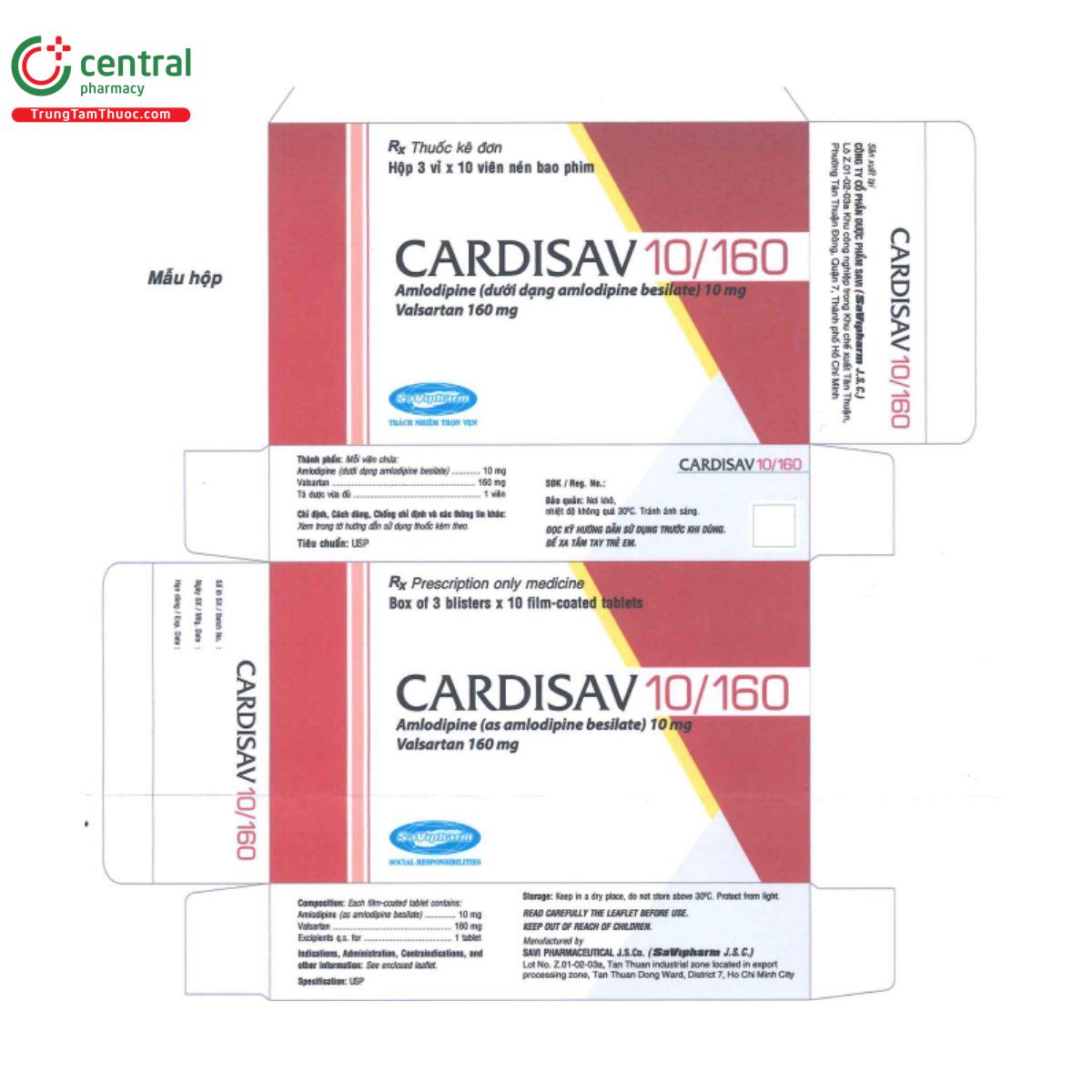 cardisav 10 160 2 G2357 cardisav 10 160 2 G2357