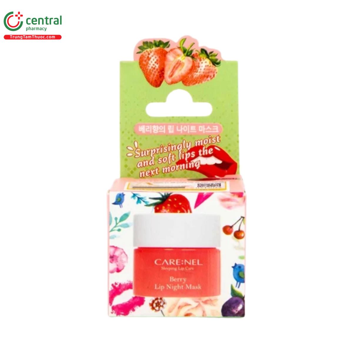 care nel berry lip night mask 3 G2583
