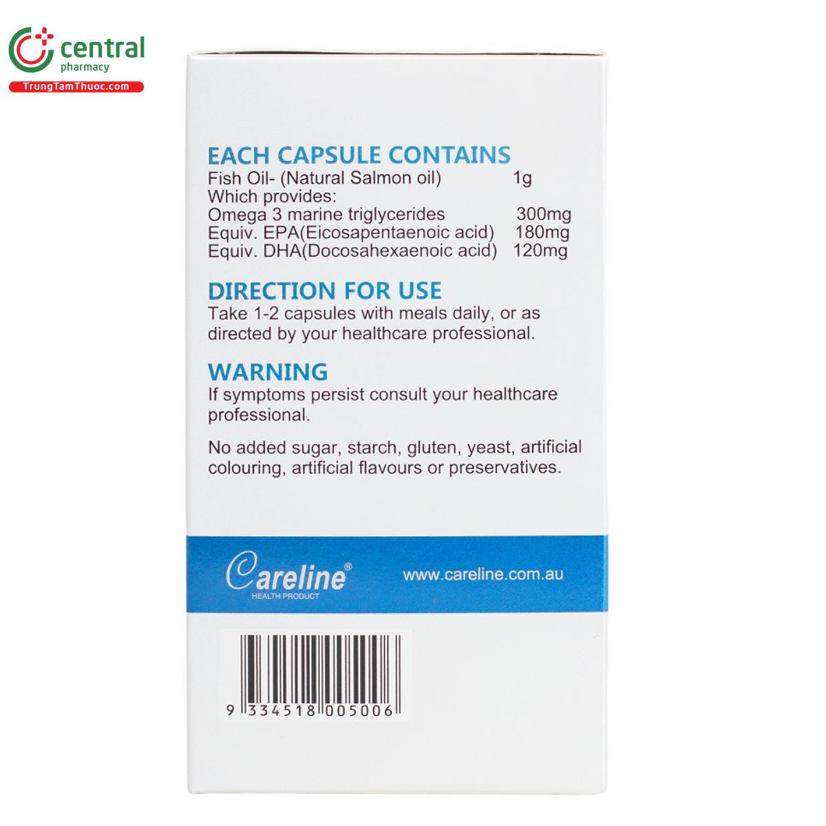 careline fish oil 4 O6841