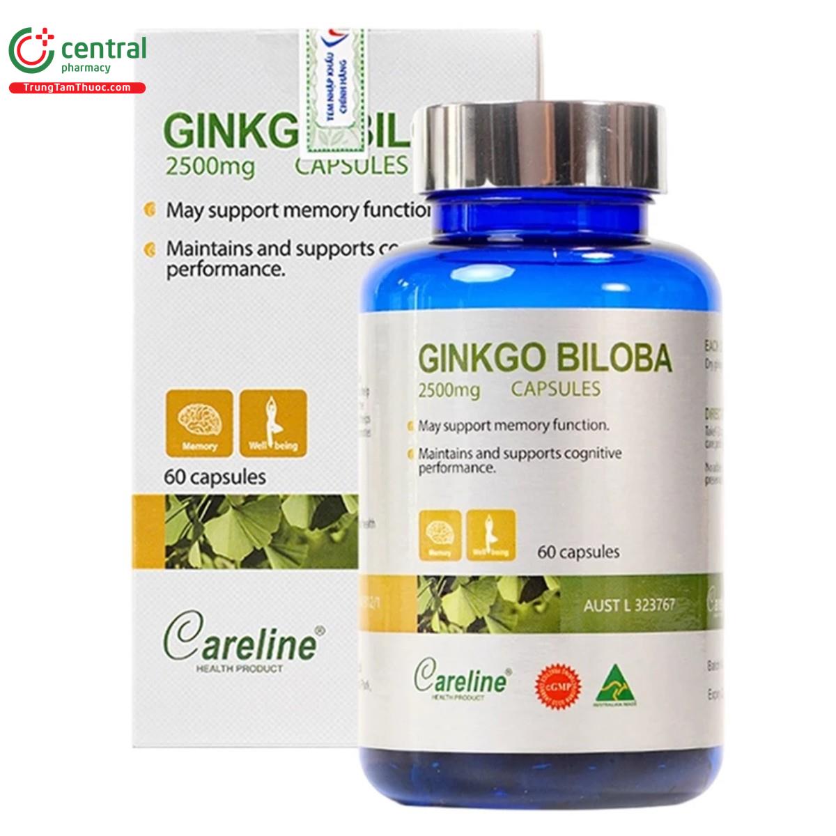 careline ginkgo biloba 2500mg 4 O5064