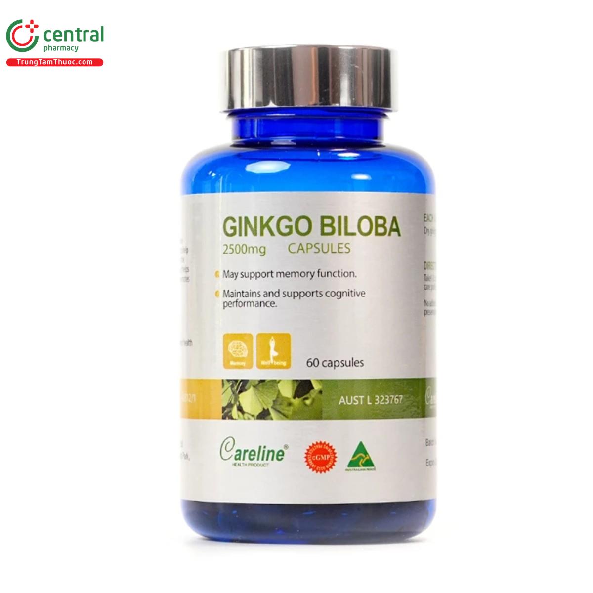 careline ginkgo biloba 2500mg 5 F2337