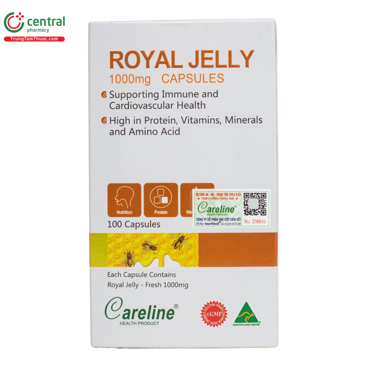 careline royal jelly 1000mg 13 B0437