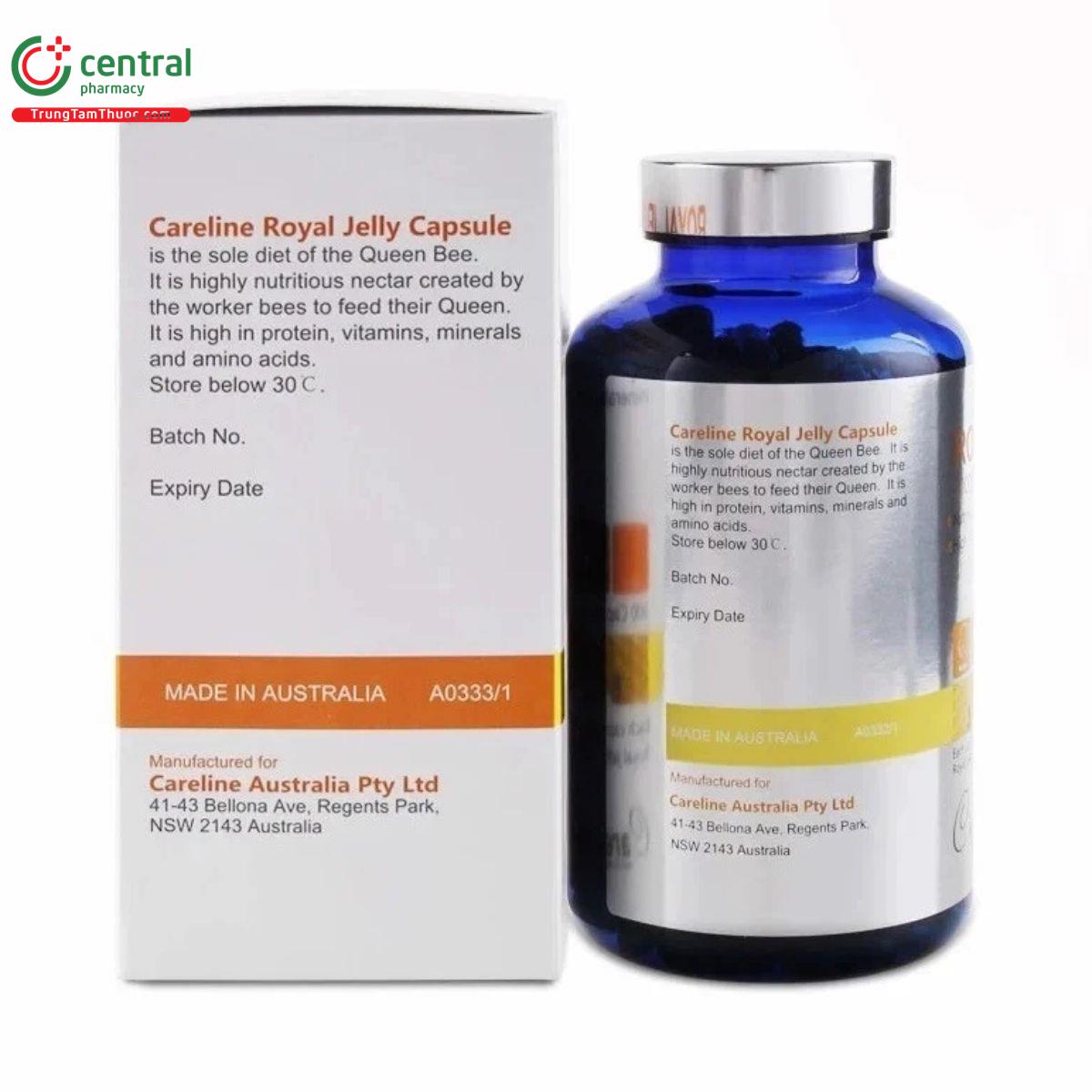 careline royal jelly 1000mg 4 V8635