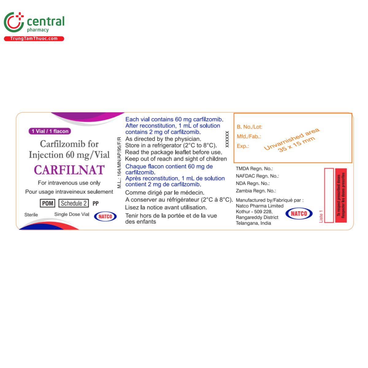 carfilnat 60mg 8 E1742