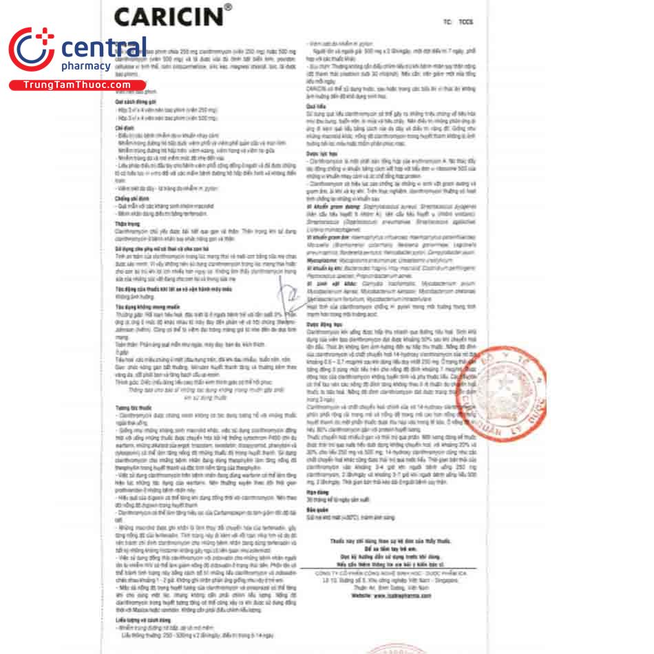 caricin 250mg 1 A0771