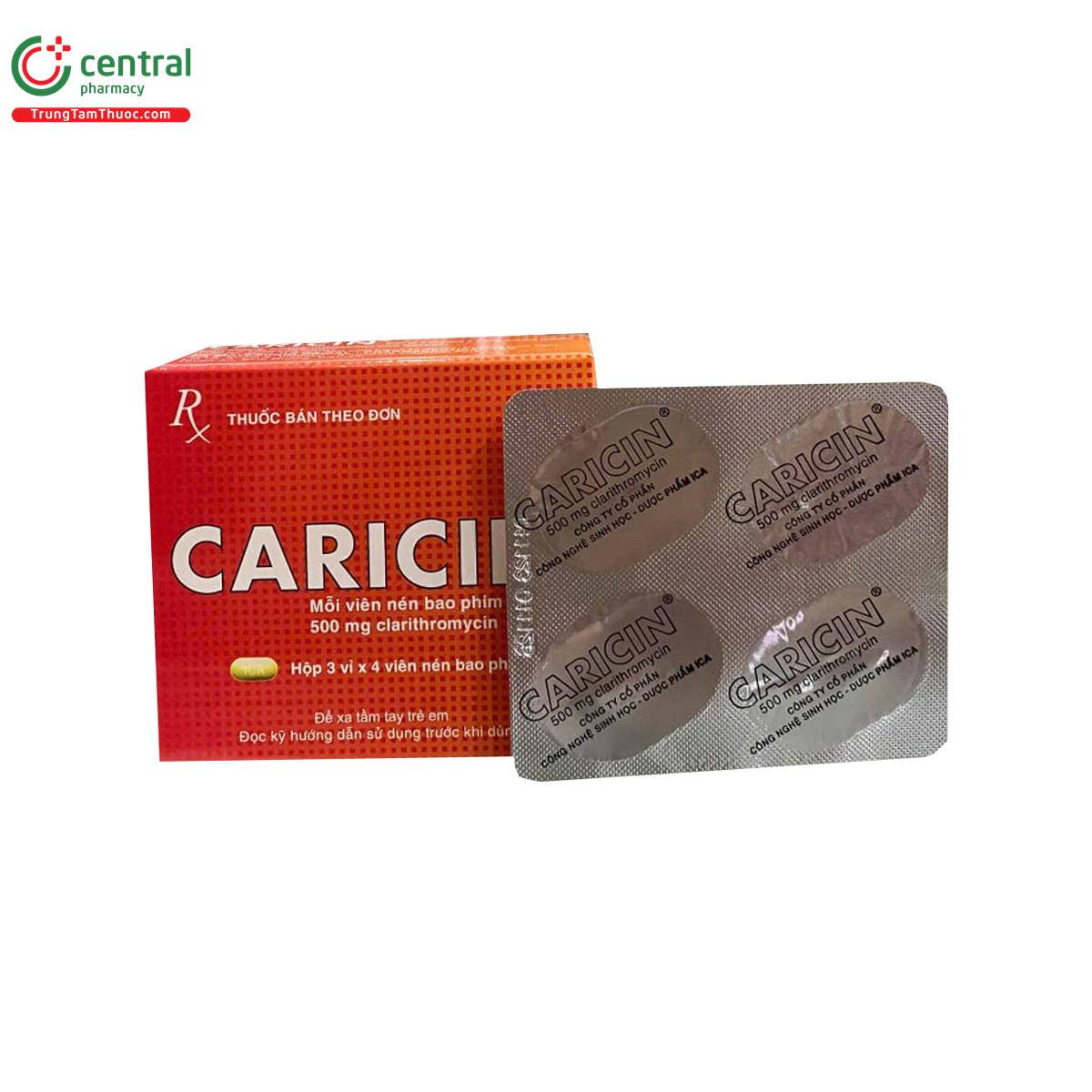 caricin 500mg 15 J3024