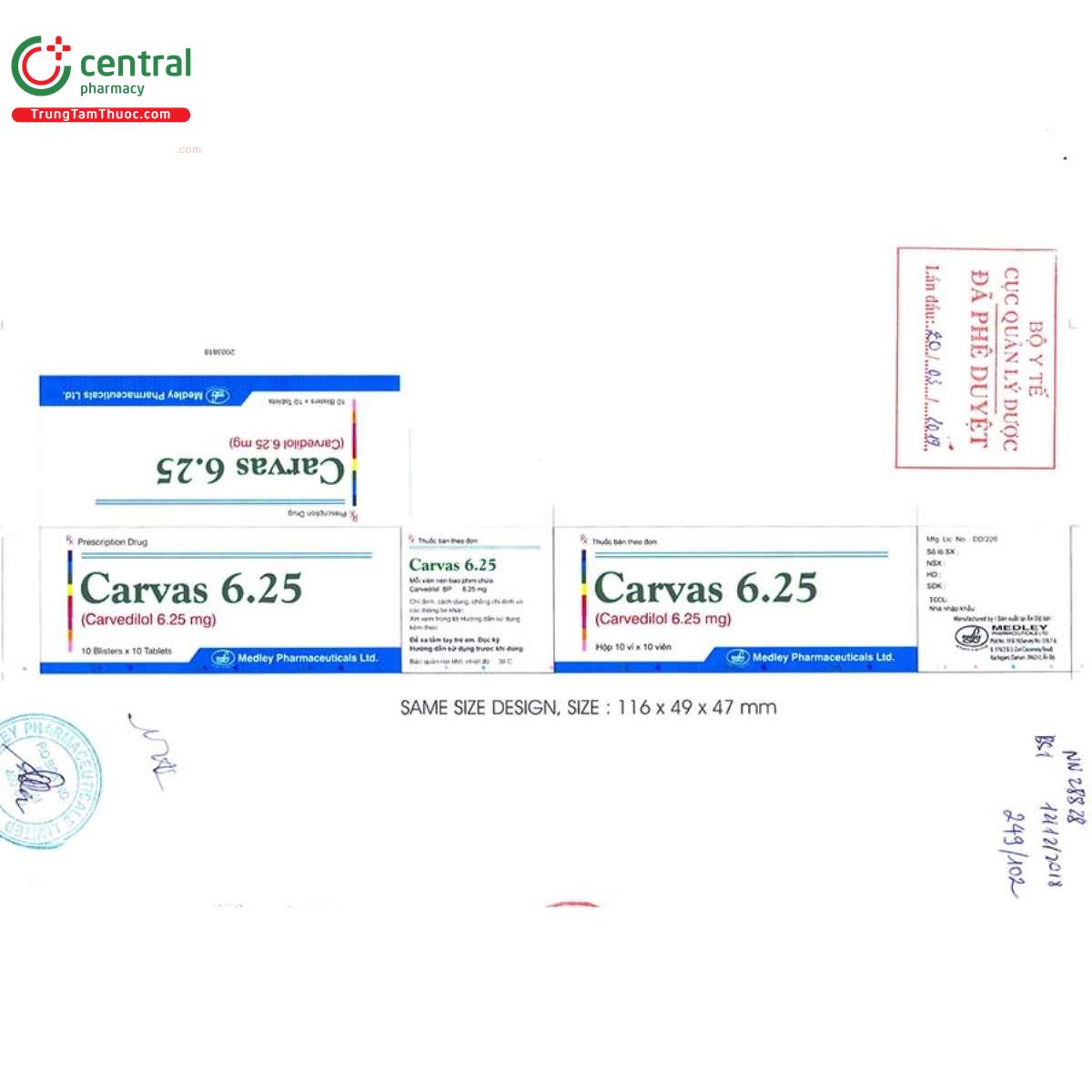 carvas 625mg 3 B0700