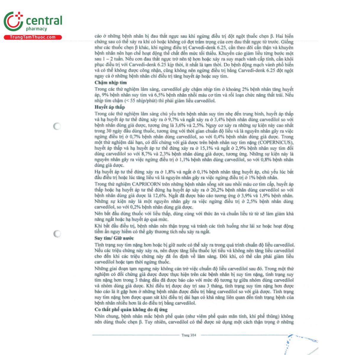 carvedi denk 625mg 5 P6078