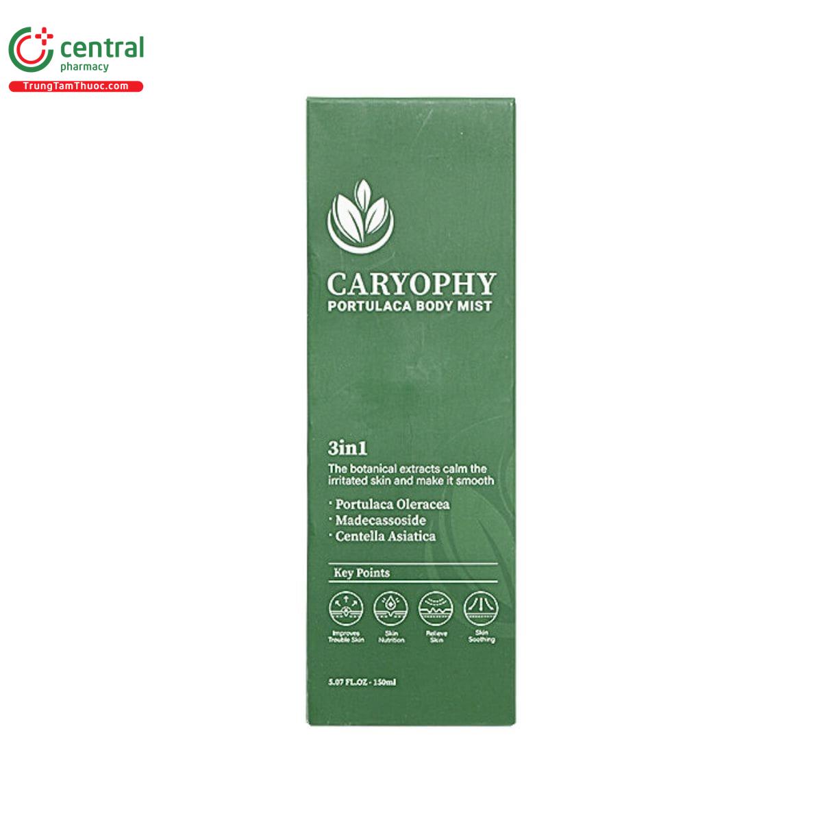 caryophy portulaca body mist 3 F2451