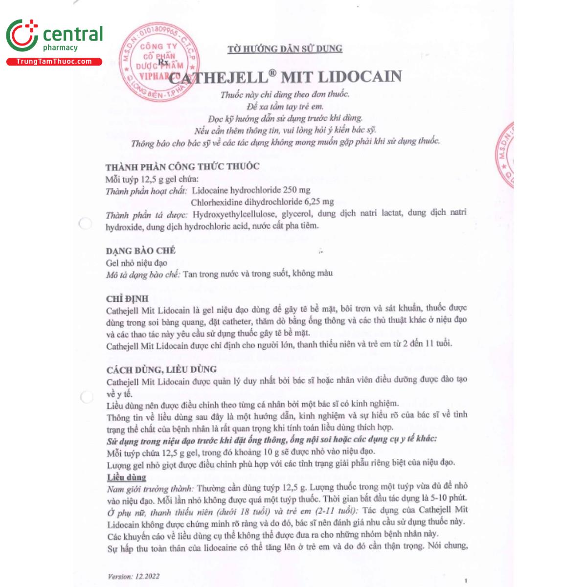 cathejell mit lidocain 125g 5 Q6737