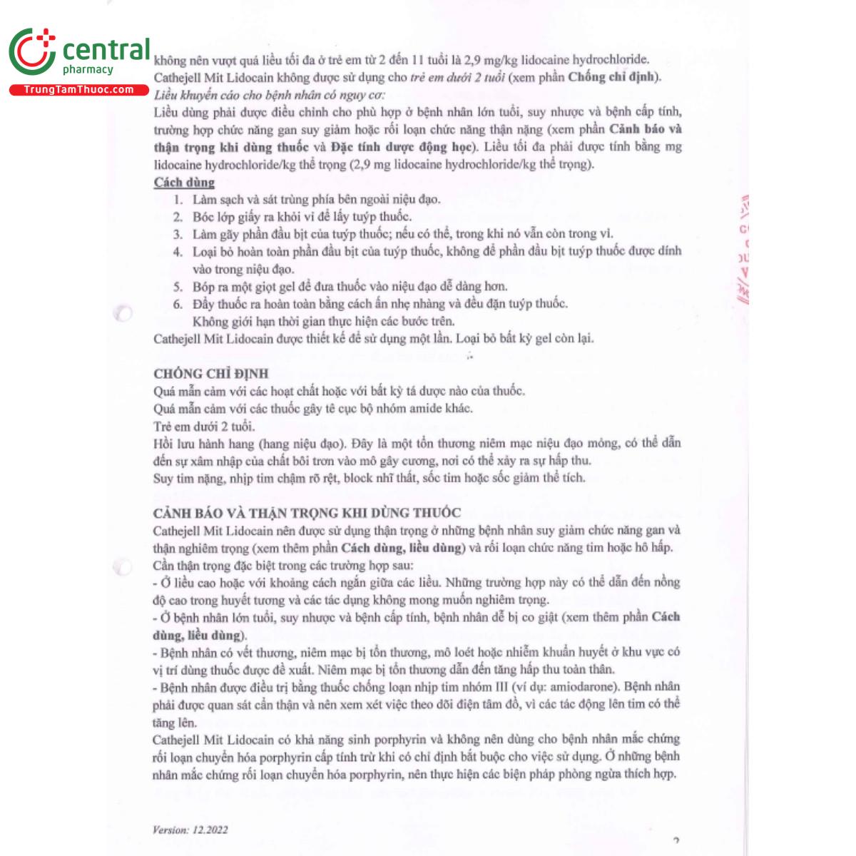 cathejell mit lidocain 125g 6 F2024