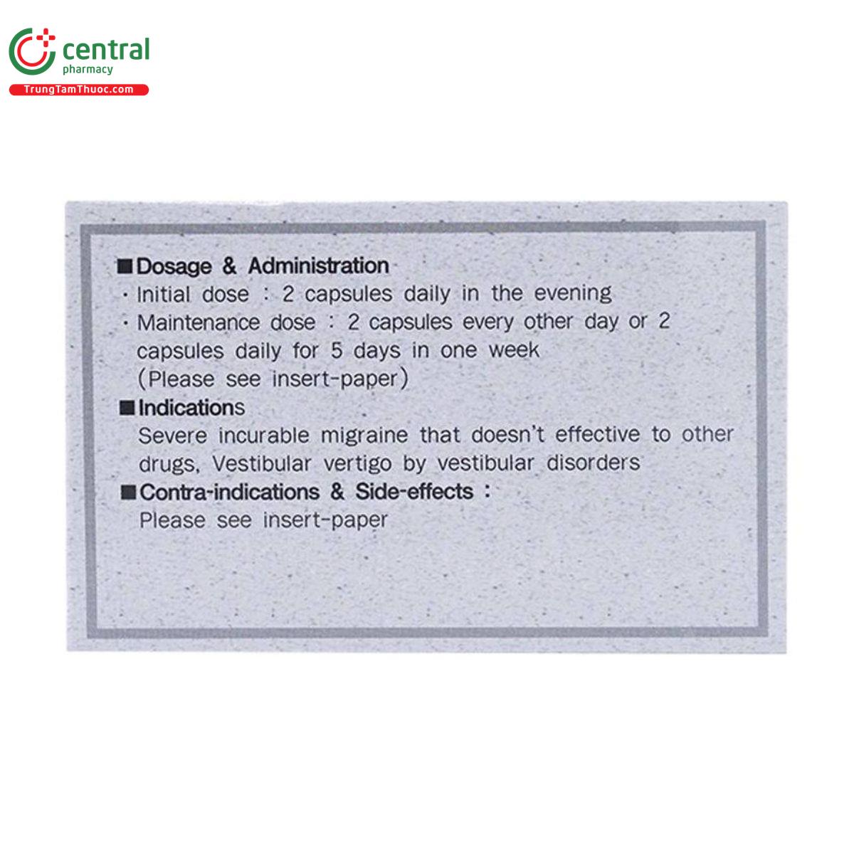 cbimigraine capsule 6 I3567 cbimigraine capsule 6 I3567