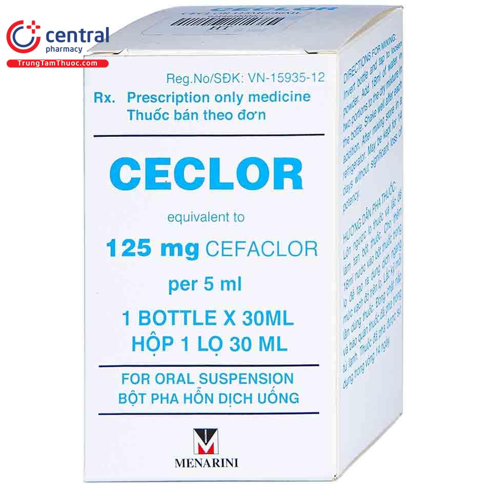 ceclor 125mg 5ml 30ml 2 S7408