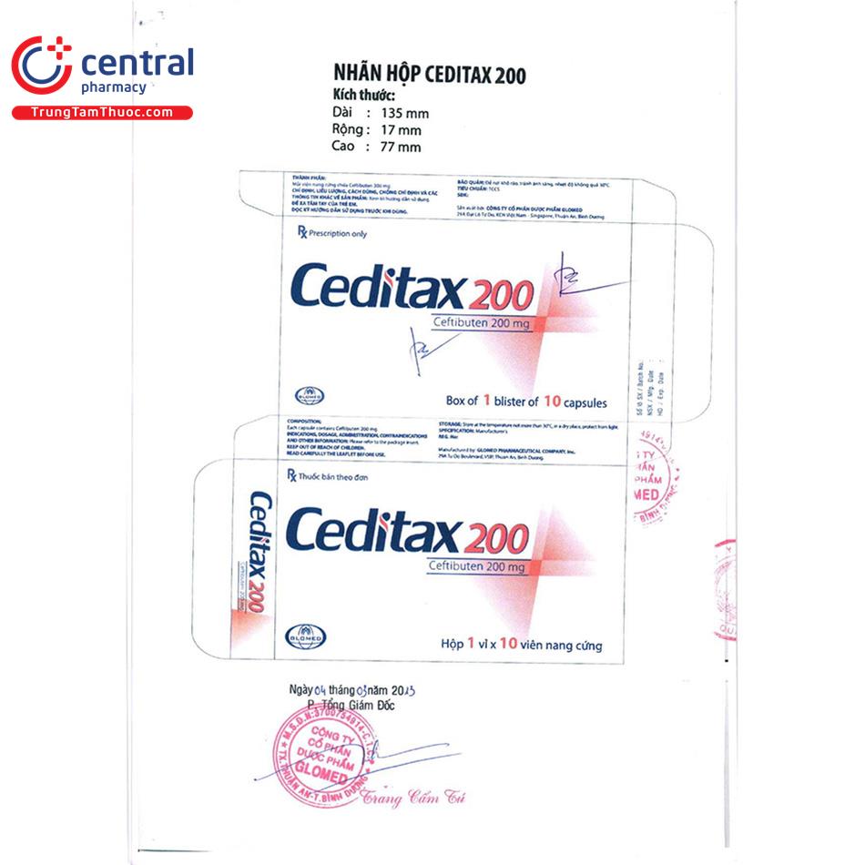 ceditax 200mg 3 Q6310