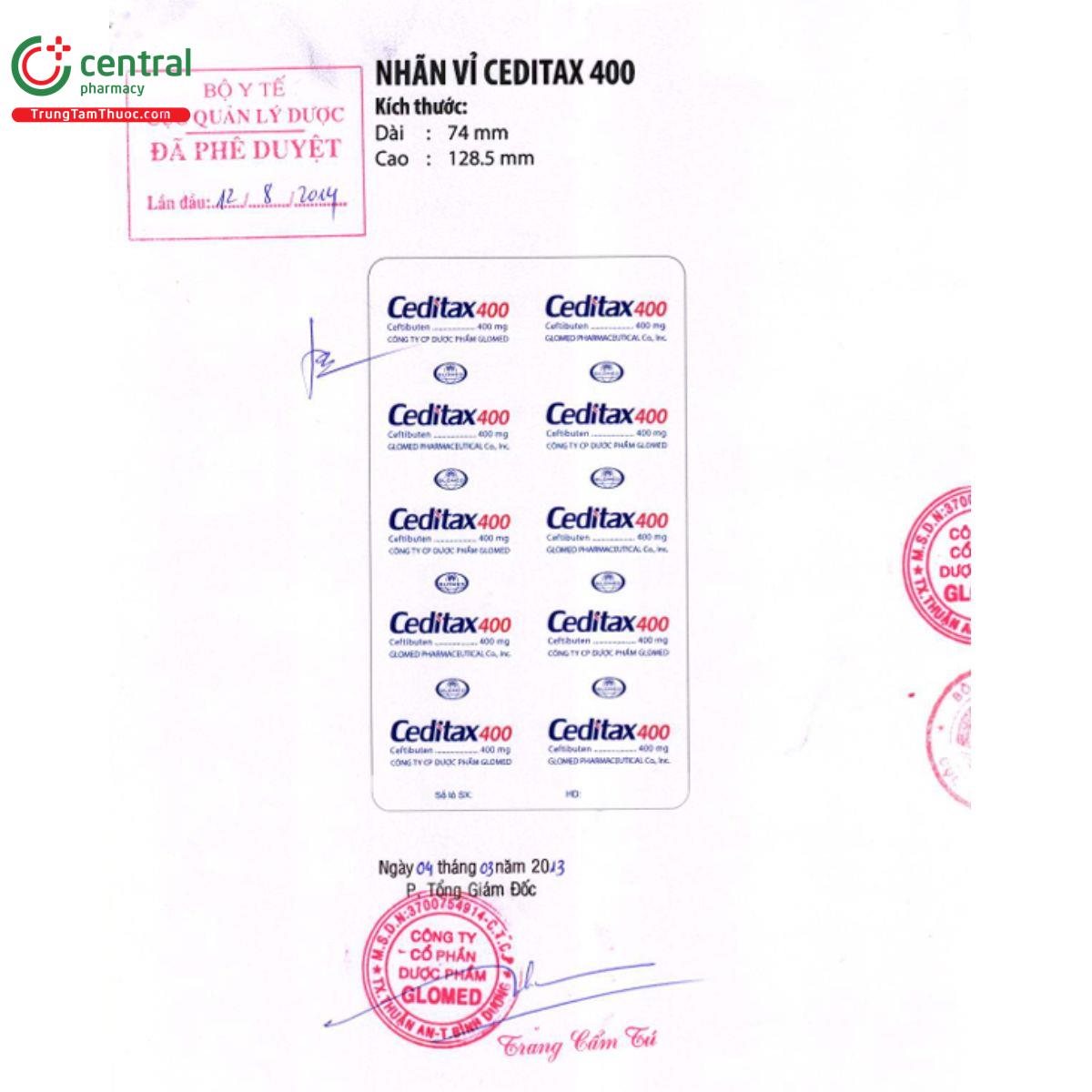 ceditax 400 4 O5025 ceditax 400 4 O5025