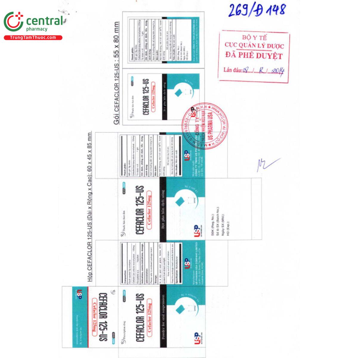 cefaclor 125 us 6 Q6652