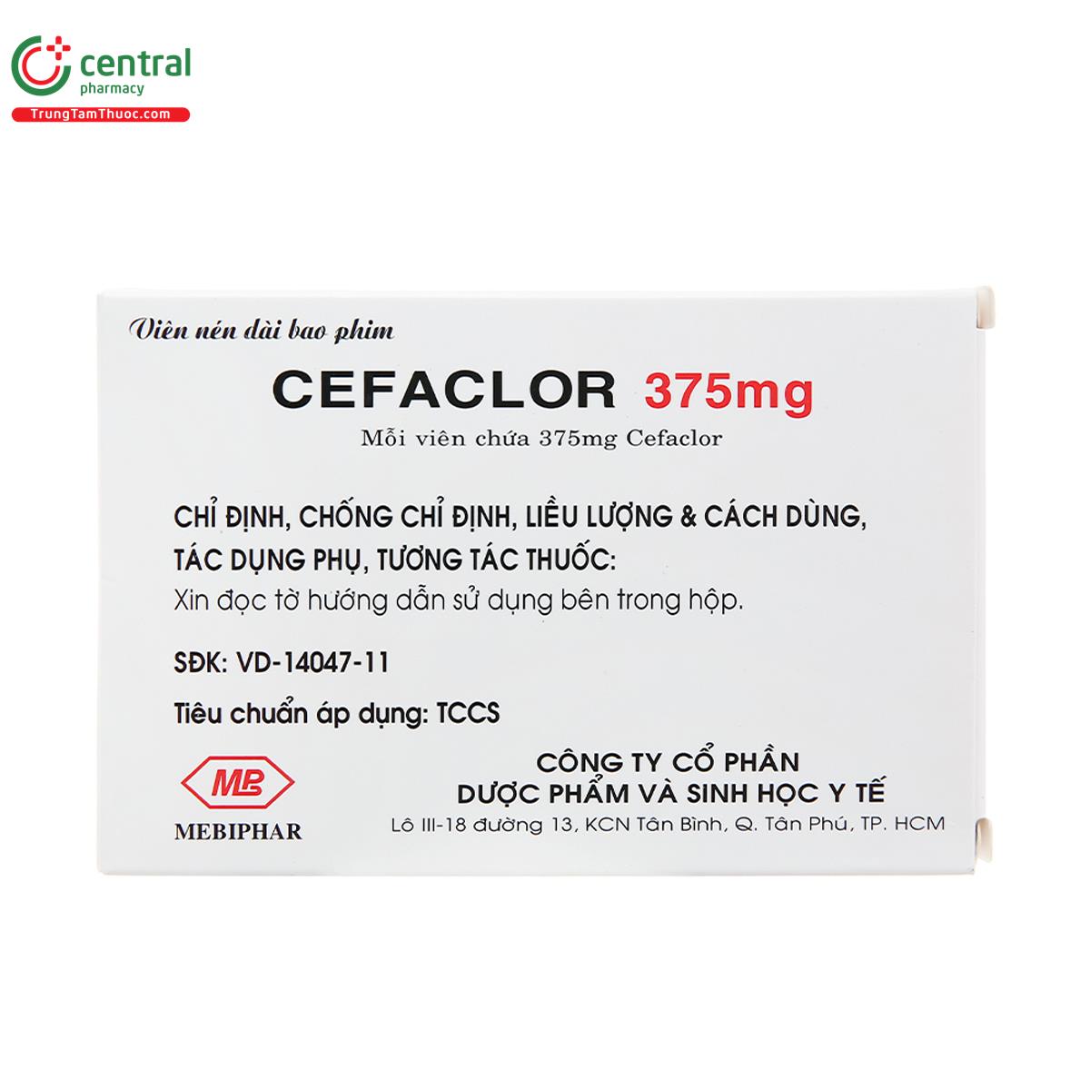 cefaclor 375mg mebiphar 4 M5364