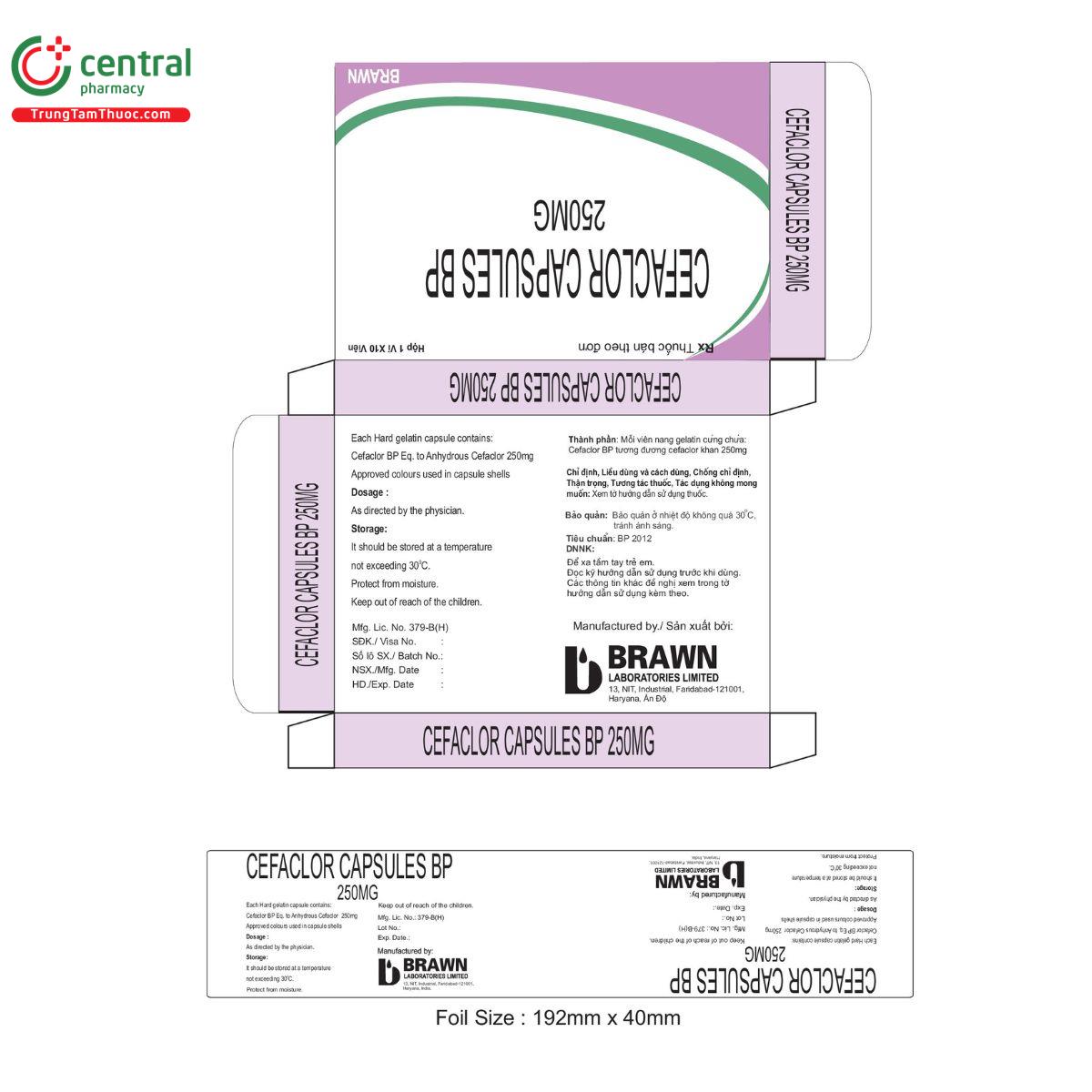 cefaclor capsules bp 3 R7778 cefaclor capsules bp 3 R7778