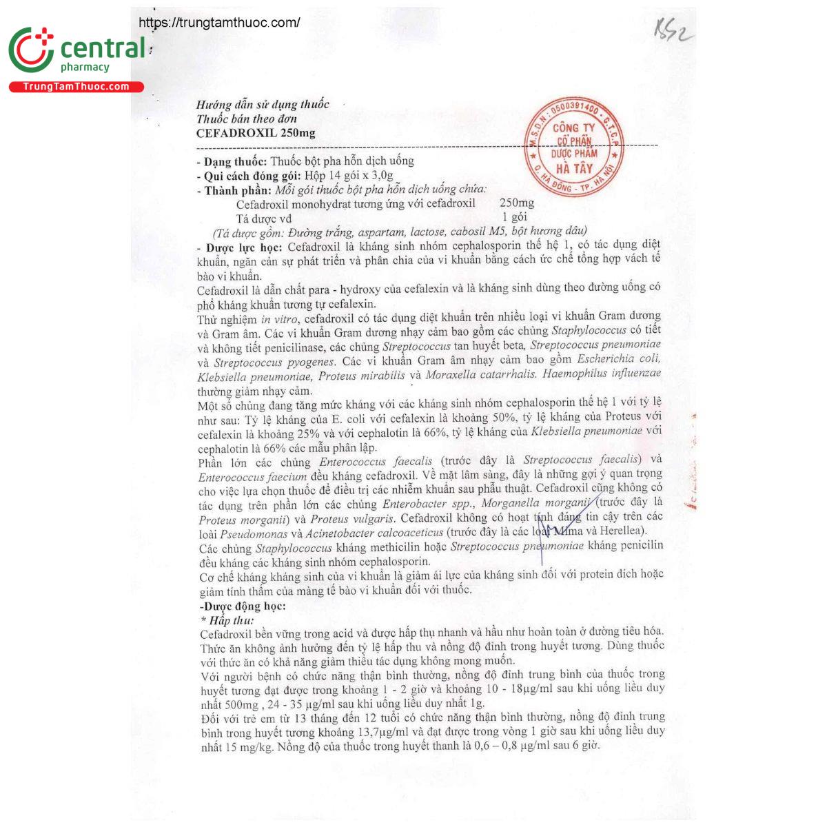 cefadroxil 250 mg 5 Q6402 cefadroxil 250 mg 5 Q6402