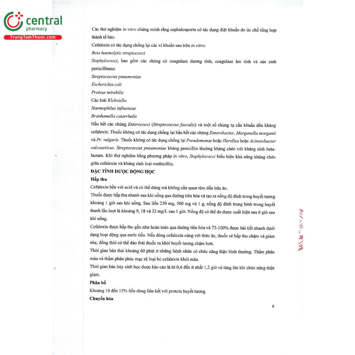 cefalexin 500mg kingphar 9 U8786