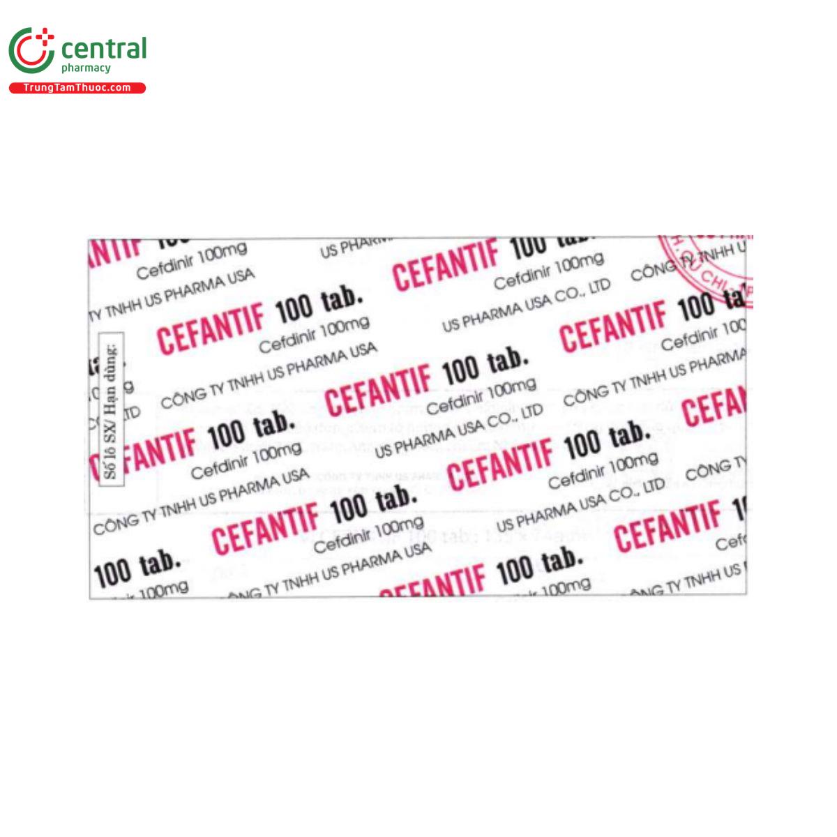 cefantif 100 tab 3 H3105 cefantif 100 tab 3 H3105