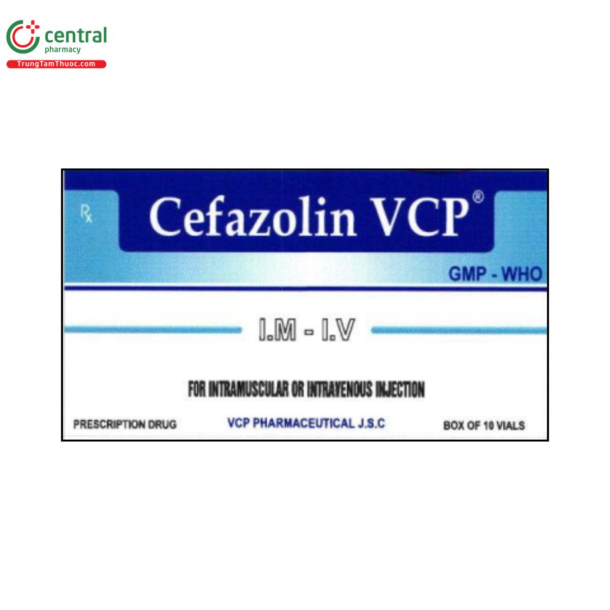 cefazolin vcp 2 O5884