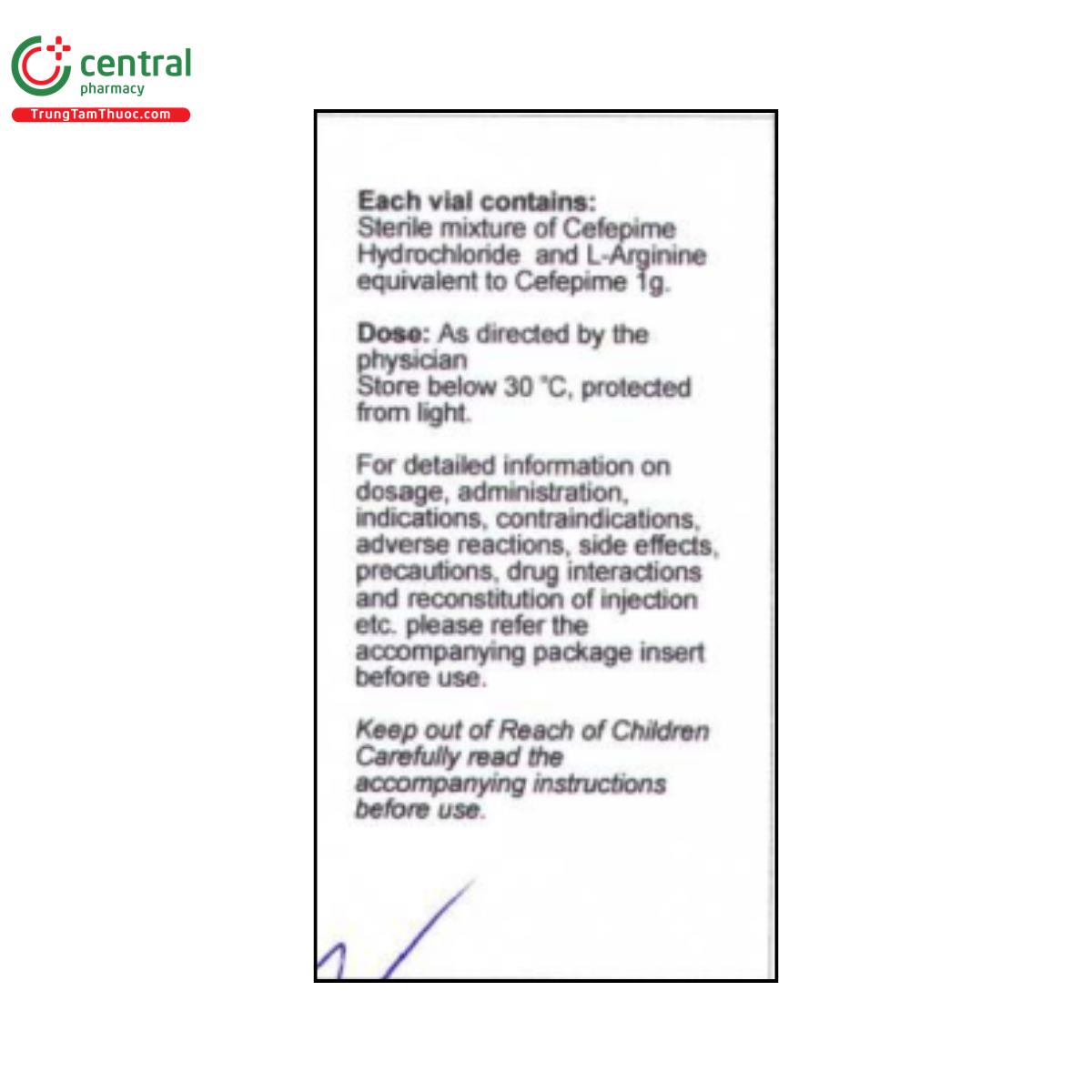 cefepime 1g reliv 4 P6430 cefepime 1g reliv 4 P6430