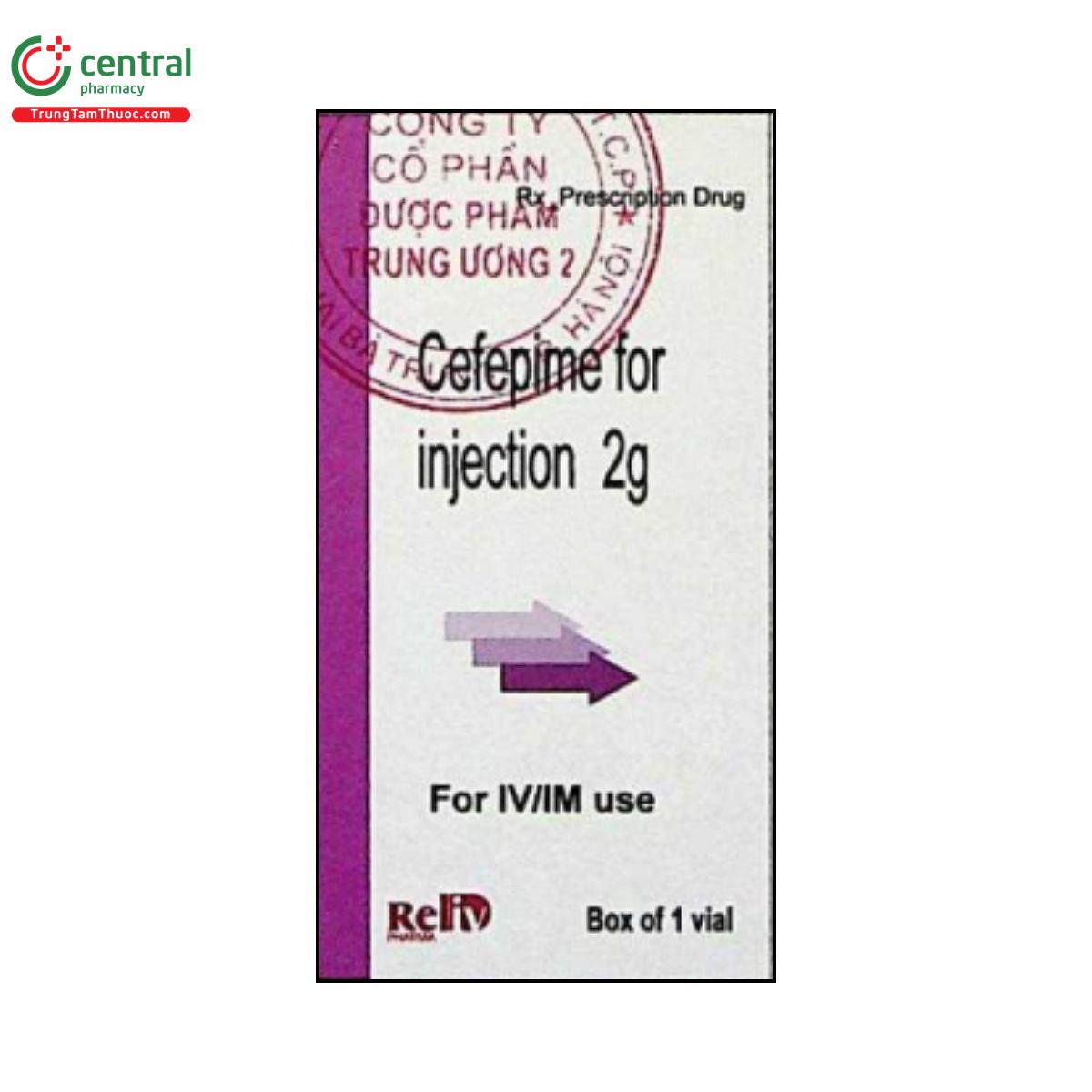 cefepime 2g reliv 3 N5776 cefepime 2g reliv 3 N5776