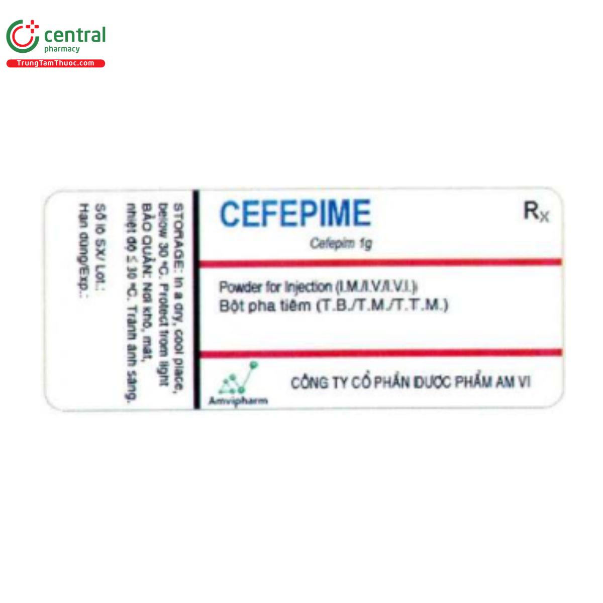 cefepime 5 G2548 cefepime 5 G2548