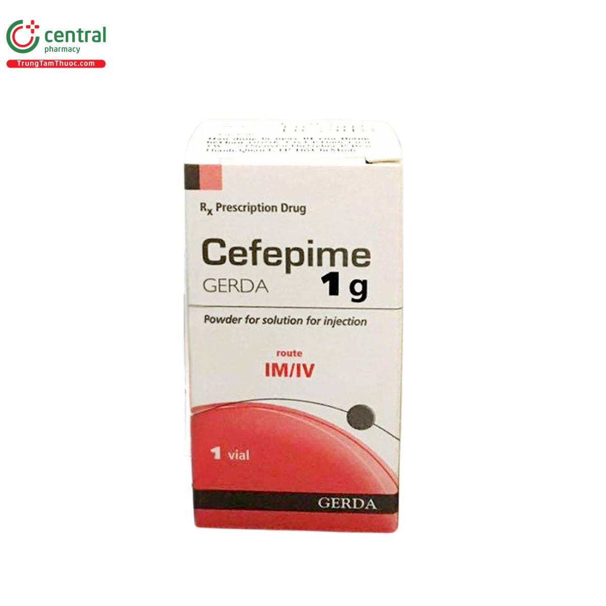 cefepime gerda 1g 2 I3538